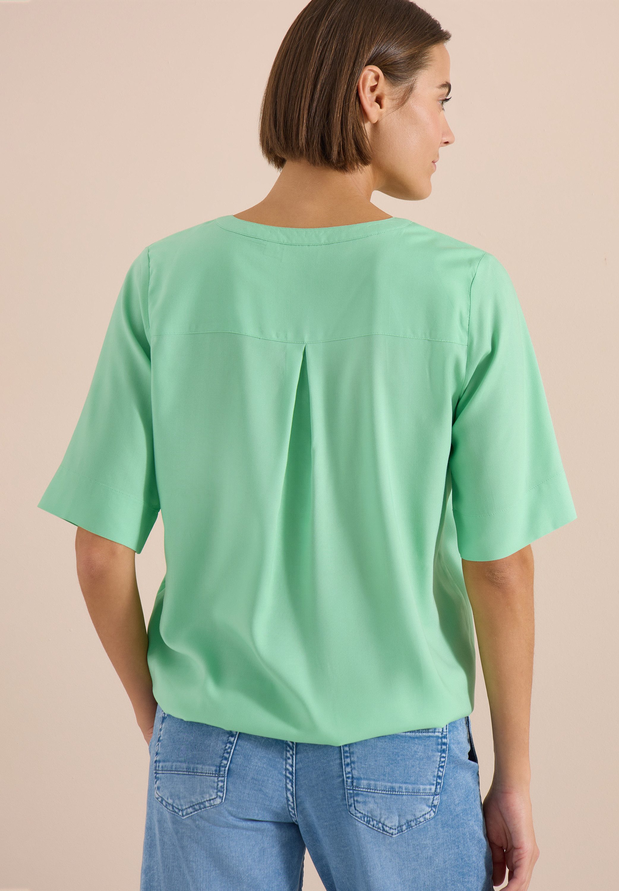 CECIL Schlupfbluse Elastischer Saum