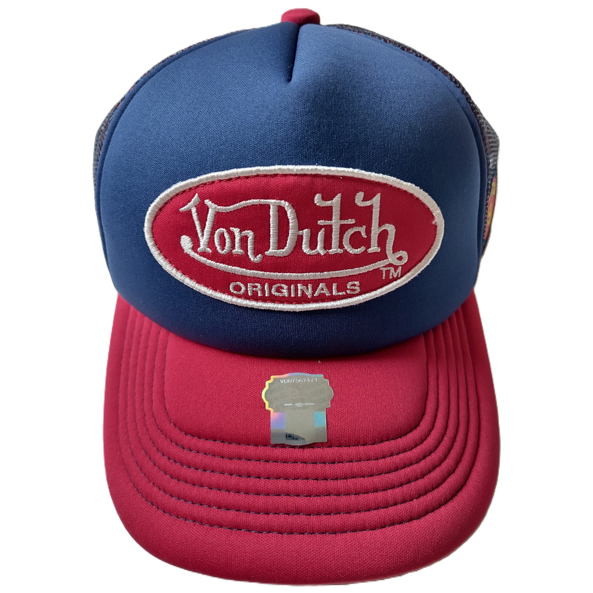 Von Dutch Trucker Cap Von Dutch Originals Foam Trucker Cap LUND Navy/Navy (Basecap, Meshcap, Basecap, Trucker Kappe)