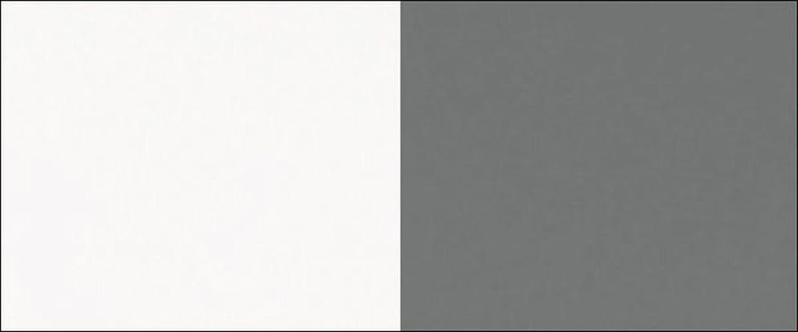grey dust teilintegriert 60cm matt Sockel / 57cm B/T/H: weiß Geschirrspülerfront 1,9cm / Front Frontblende Feldmann-Wohnen matt Bonn, /