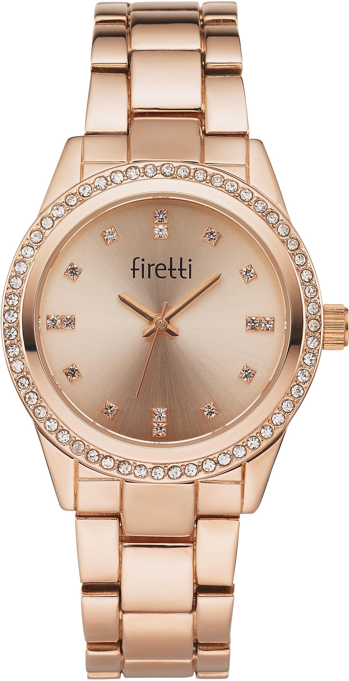 Firetti Quarzuhr, (Set, 4-tlg., inkl. Ohrstecker und Kette mit Anhänger), A günstig online kaufen