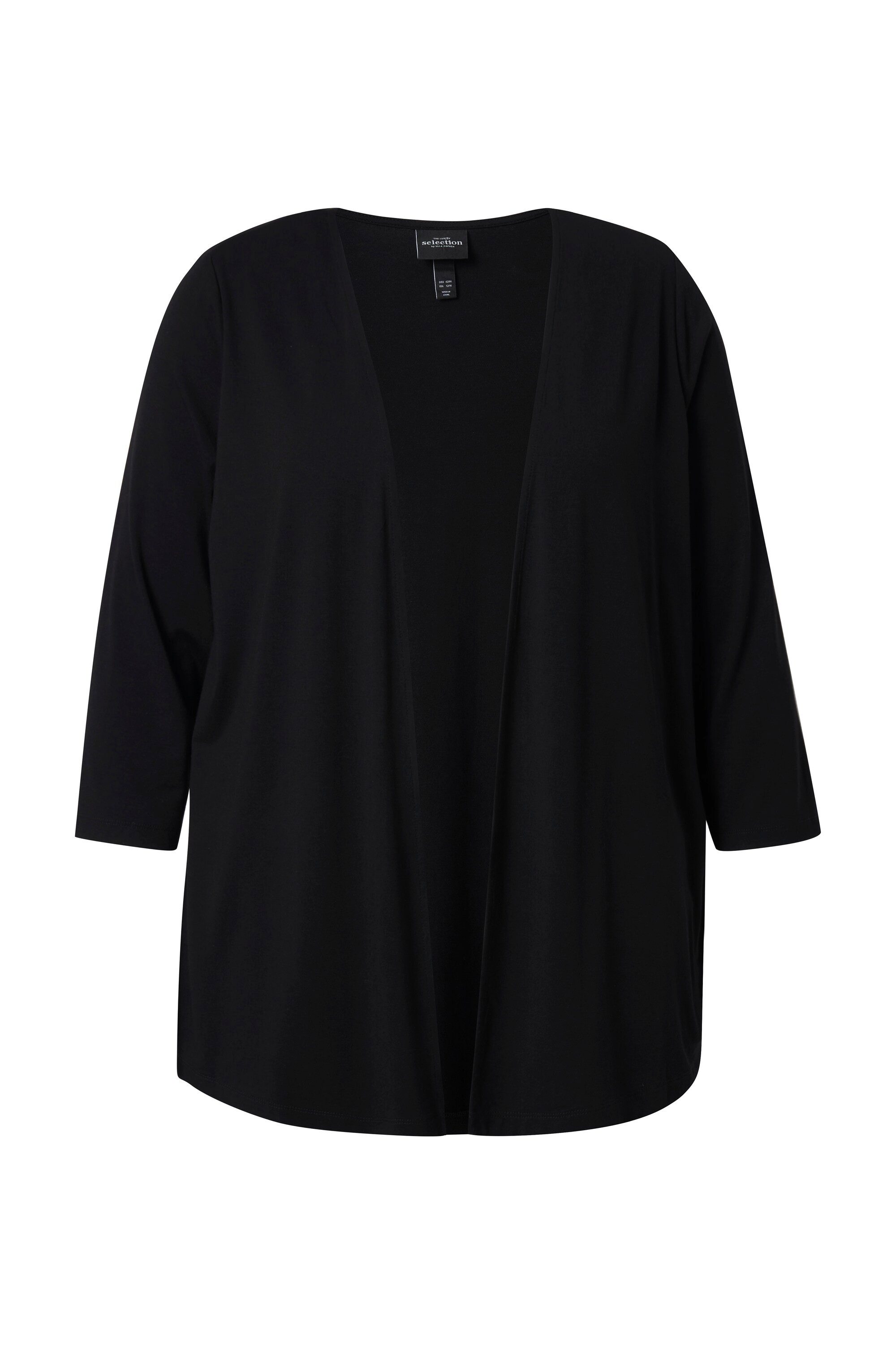 Ulla Popken T-Shirt 2-in-1-Shirt Blüten Classic Rundhals 3/4-Arm günstig online kaufen