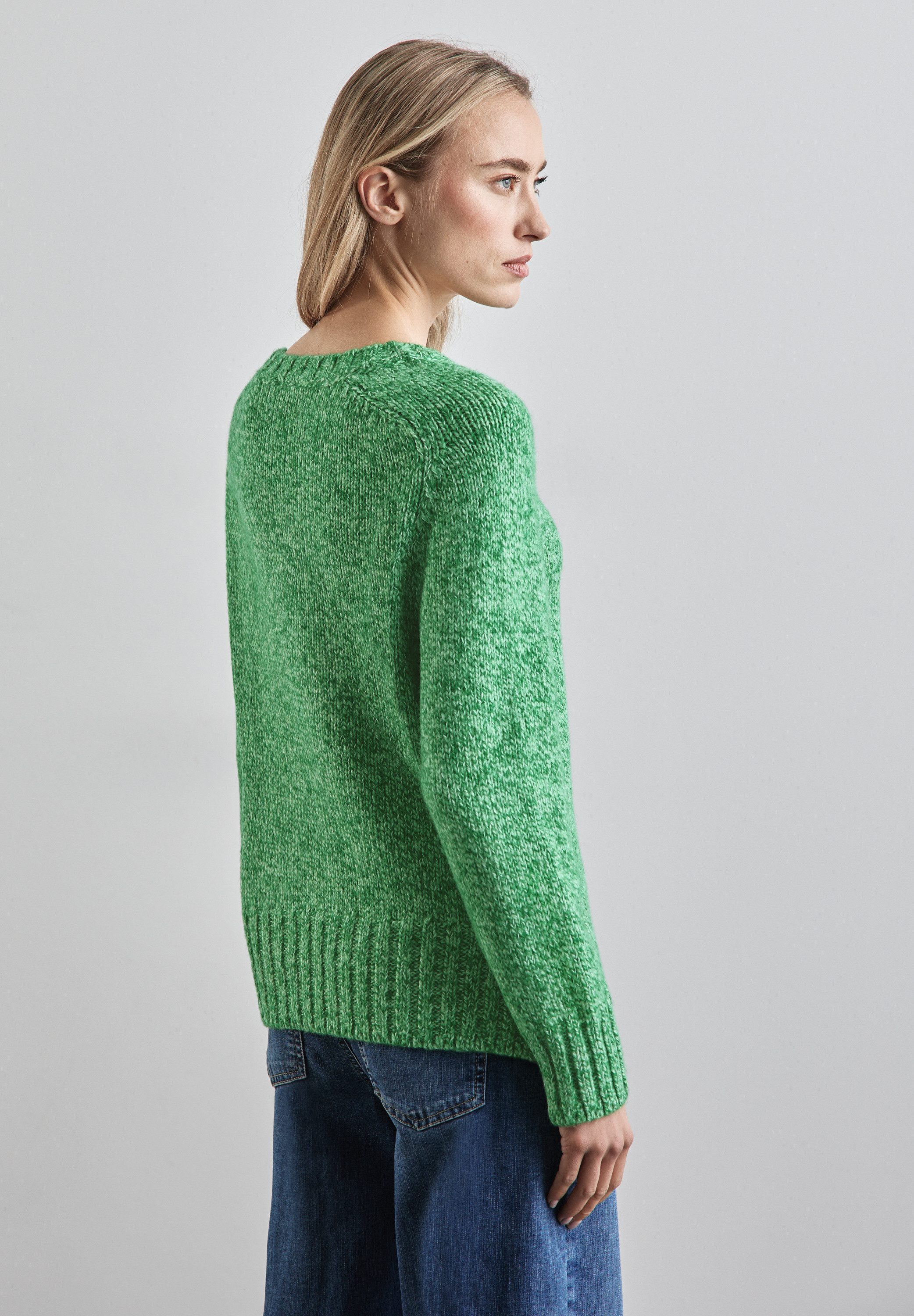 STREET ONE Strickpullover mit Rundhalsausschnitt günstig online kaufen