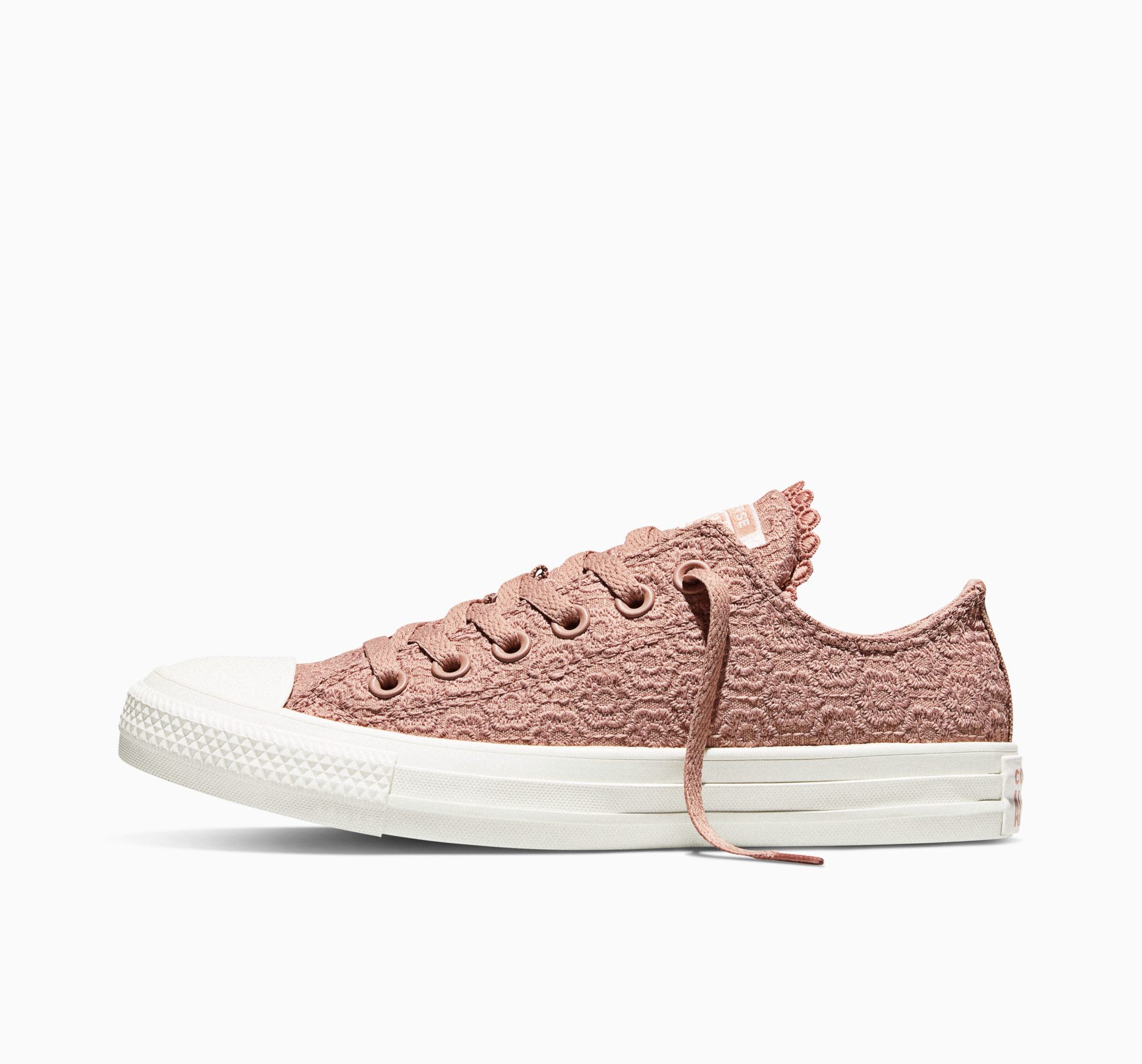 Converse CONVERSE CHUCK TAYLOR ALL STAR CROCHET FLORALS Sneaker für sportlichen Look im Alltag, leicht profiliertes Laufsohlenprofil – Bild 2 von 5