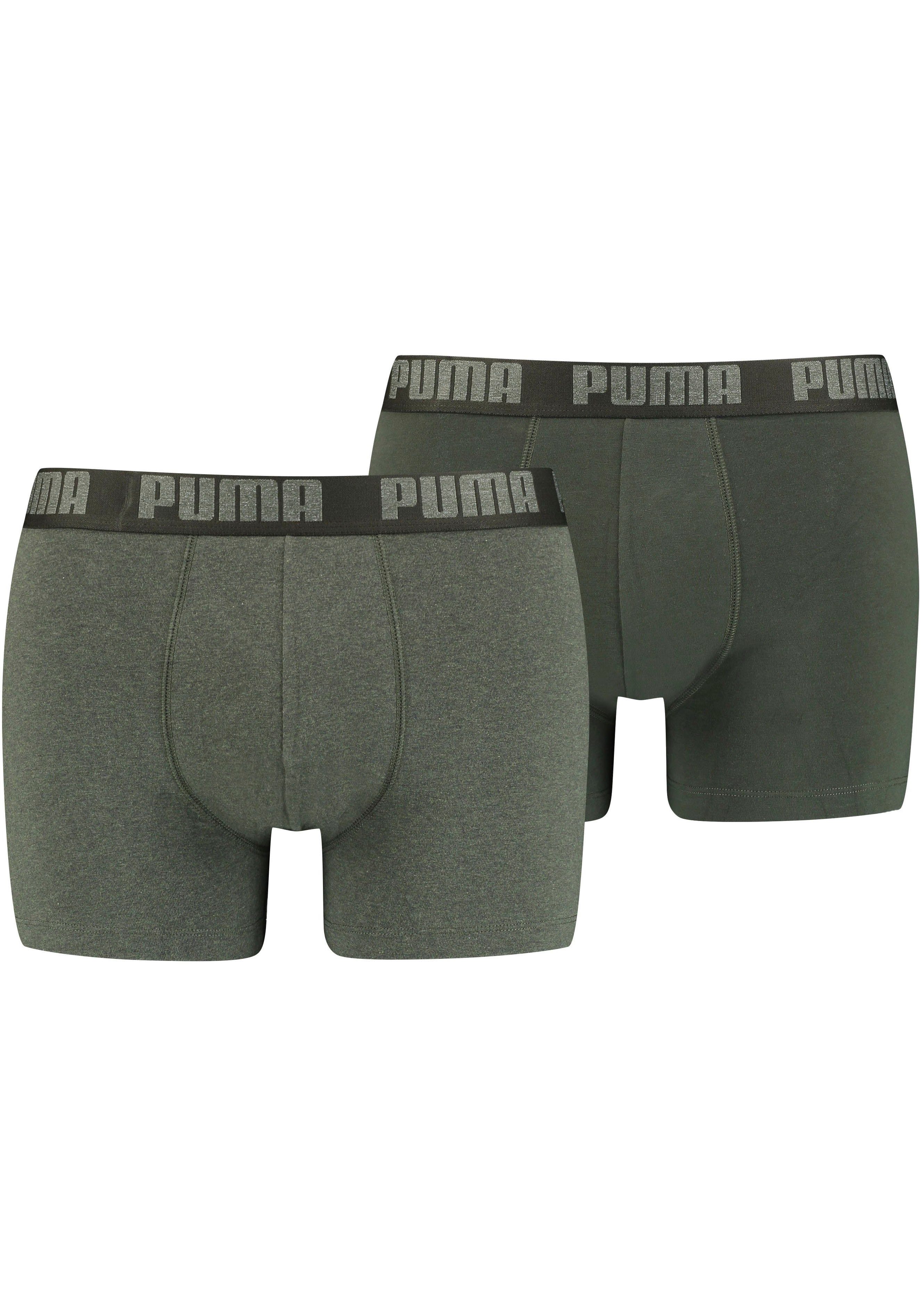 2P PUMA 2-St) (Packung, Boxer BASIC BOXER PUMA green-melange