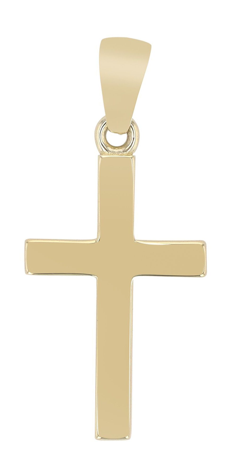 Kettenanhänger Anhänger – Kreuz Kreuzanhänger aus 333 Gold