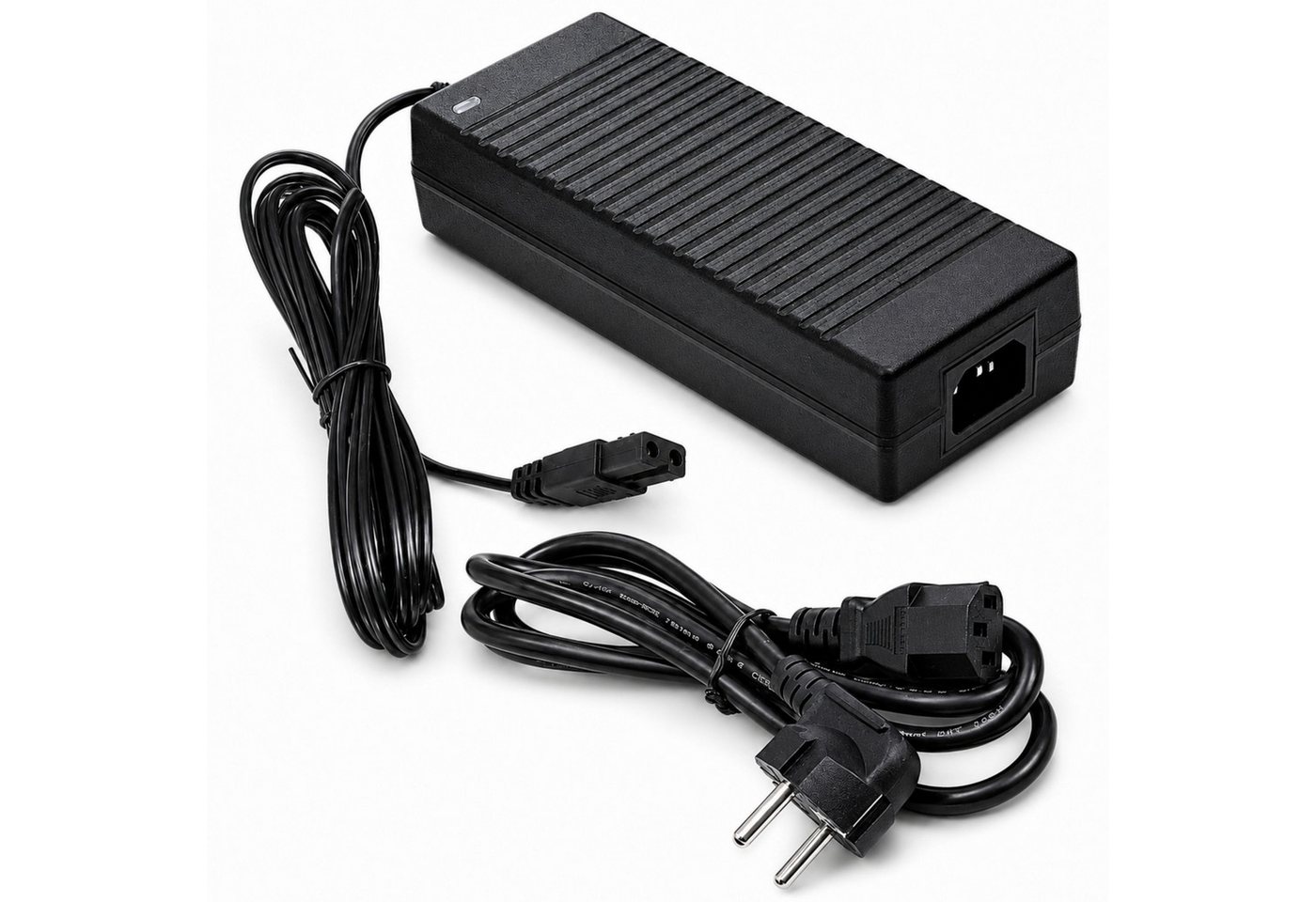 Bolwins L46C 120W 12V10A Spannung Wandler Netzteil Ladegerät für Auto Kühlbox Universal-Ladegerät (10000 mA, Packung, 2-tlg., inkl. Netzkabel, Spannungswandler 230V auf 12V, 2-Pin Anschluss, bis 120W)