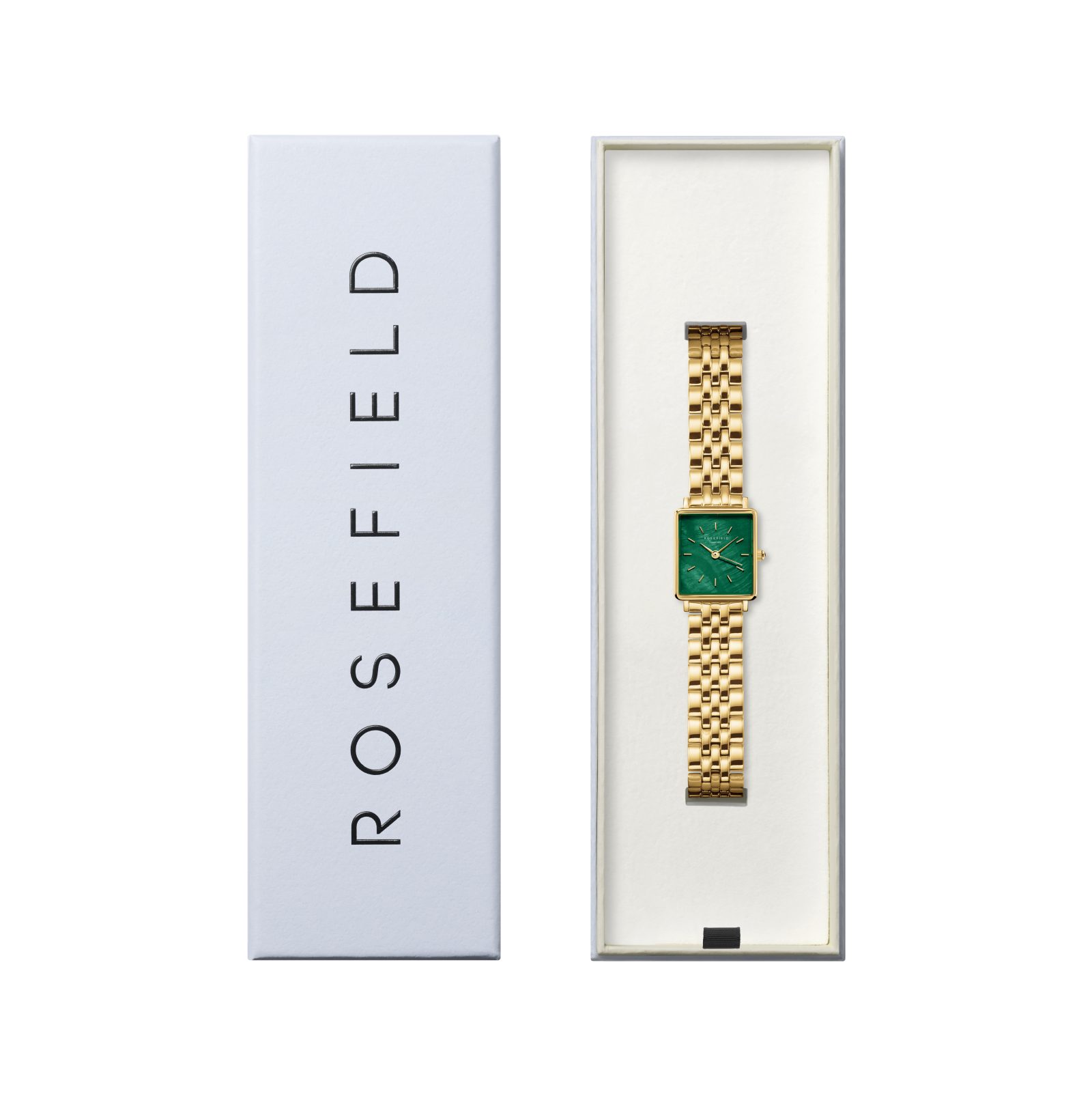 ROSEFIELD Quarzuhr ROSEFIELD Damenuhr Boxy XS 24mm Goldfarben