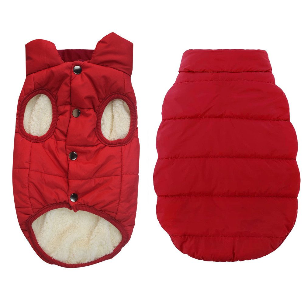 Ledander Hundemantel Fleece Hundejacke für Winter kaltes Wetter, Hundejacke Winterweste, Für Hunde in verschiedenen Größen,Wintermantel Mantel Hund