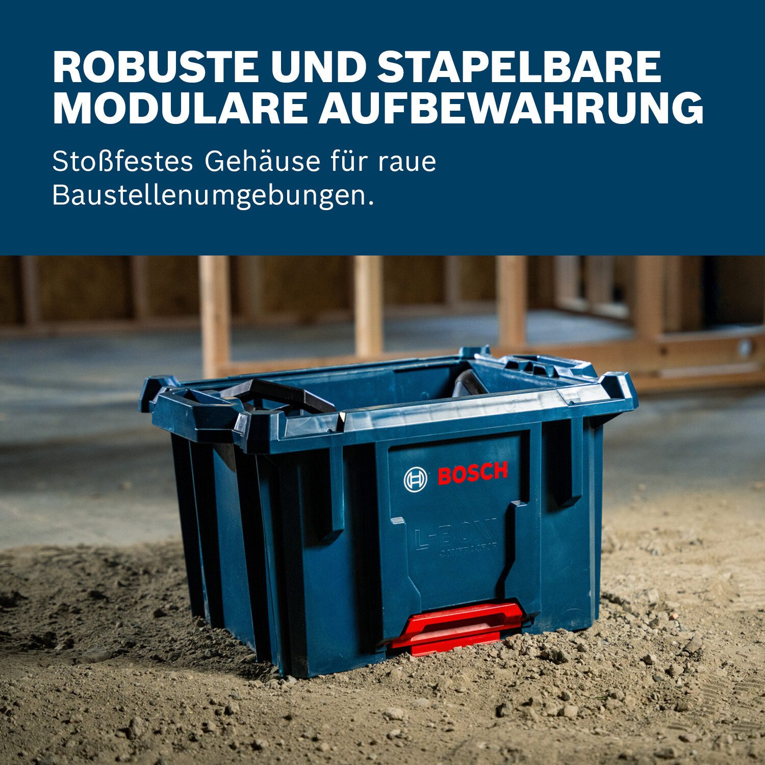 BOSCH Werkzeugkoffer, Koffersystem L-BOXX Contractor Crate