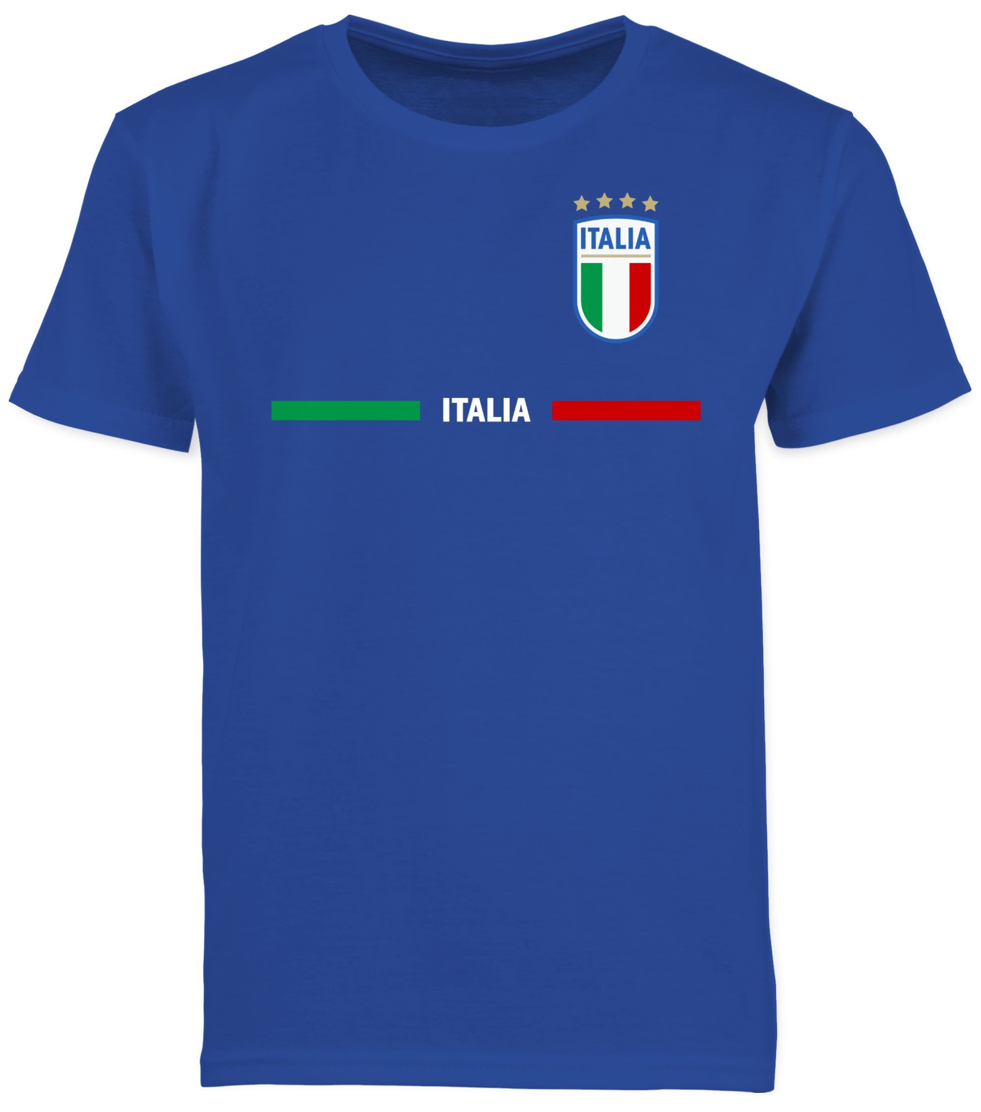 T-Shirt Italien Trikot Wappen, Italia mit Stolz, Italienisches Fan-Motiv