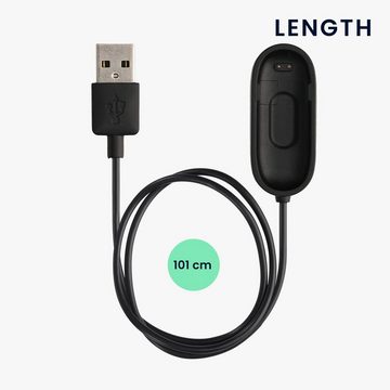 kwmobile USB Ladekabel für Xiaomi Mi Band 4 - Charger Elektro-Kabel, (6,00 cm), USB Lade Kabel für Xiaomi Mi Band 4 - Charger