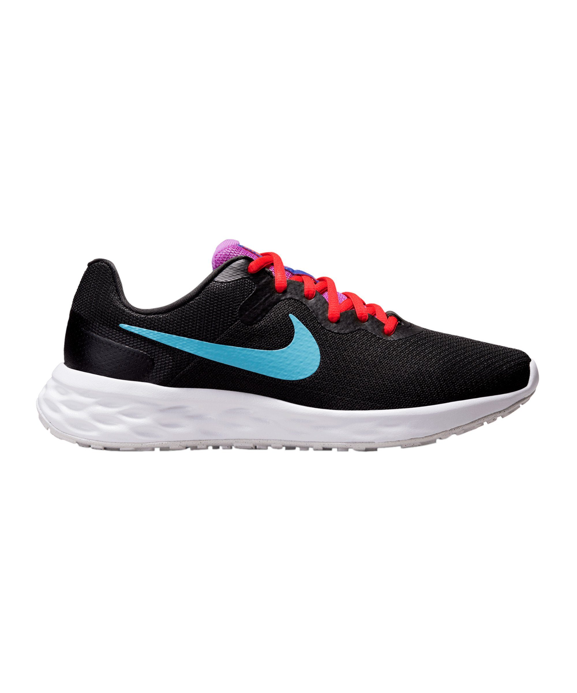 Damen Nike Laufschuh Laufschuh schwarzblaurot F011 Revolution 6