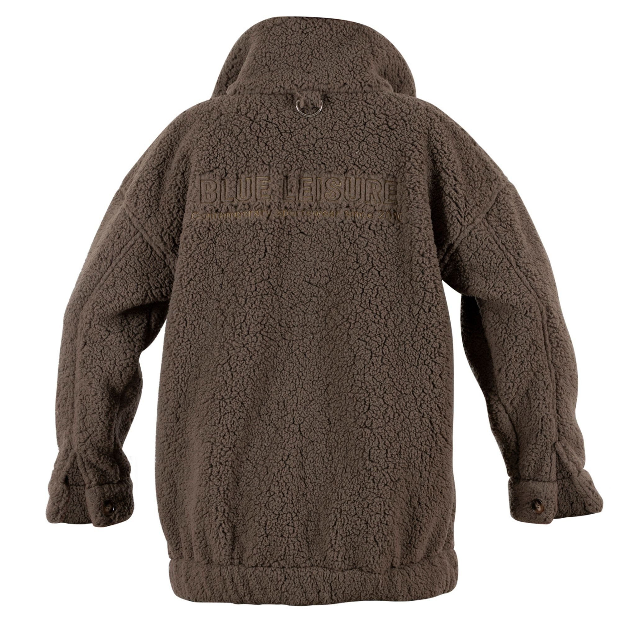 Blue Sportswear Fleecejacke Lax Bomber Teddyfleece Jacke in Braun oder Altr günstig online kaufen