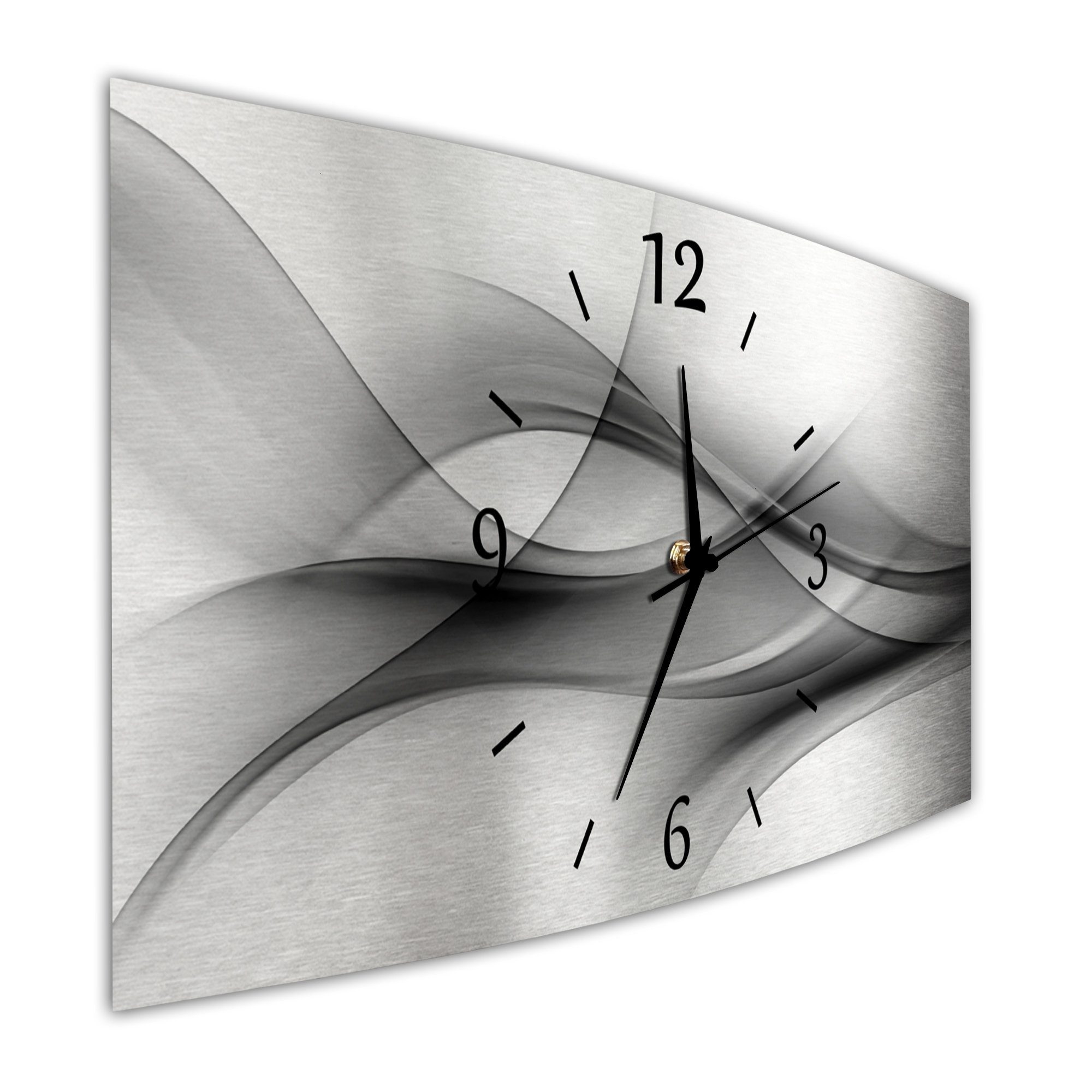 Bilder-Manufaktur Wanduhr MF1 BM Wanduhr Funk Funkuhr oder Quarzuhr lautlos geräuschlos (BM, Funkuhr oder Quarzuhr, kein Ticken, lautlos, geräuschlos, gross)