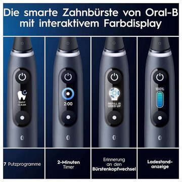 Oral-B Elektrische Zahnbürste iO Series 9 Plus Edition Elektrische Zahnbürste PLUS 3 Aufsteckbürsten