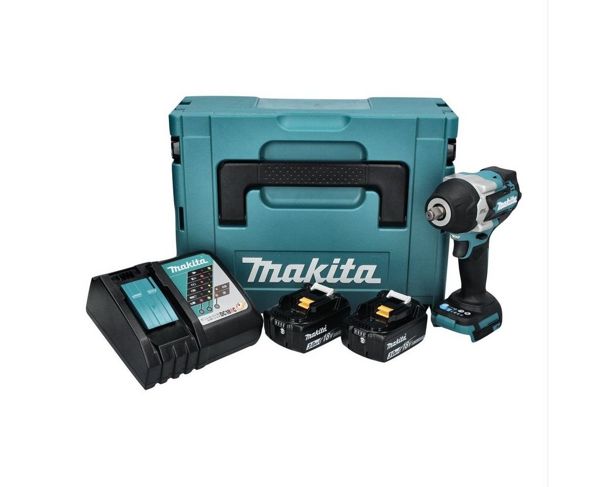 Thumbnail - Makita Akku-Schlagschrauber DTW 700 RFJ Akku Schlagschrauber 18 V 700 Nm 1/2" XPT Brushless + 2x