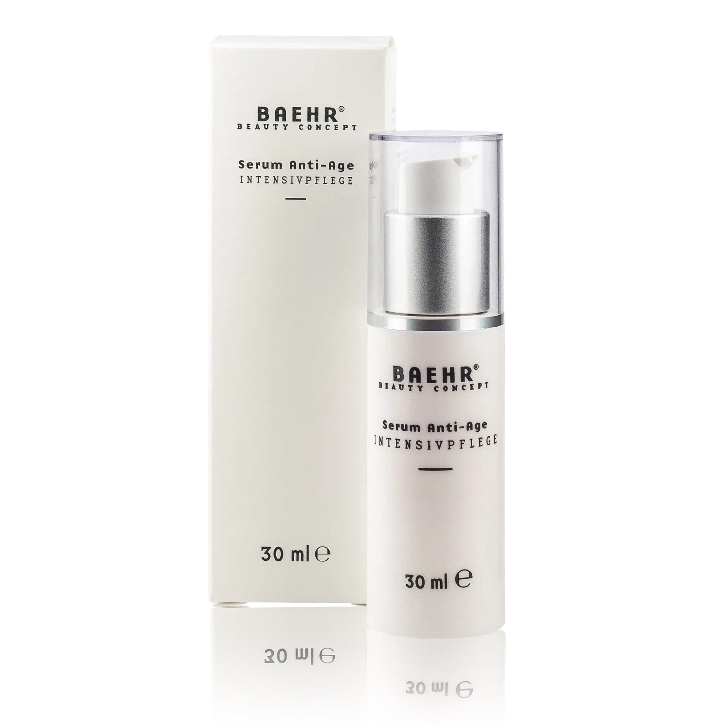 BAEHR BEAUTY CONCEPT Gesichtsserum Baehr Beauty Concept Serum Anti-Age 30ml Buchenknospen-Extrakt und Hefepolysacchariden, 1-tlg., mindert effizient die sichtbaren Zeichen der Hautalterung