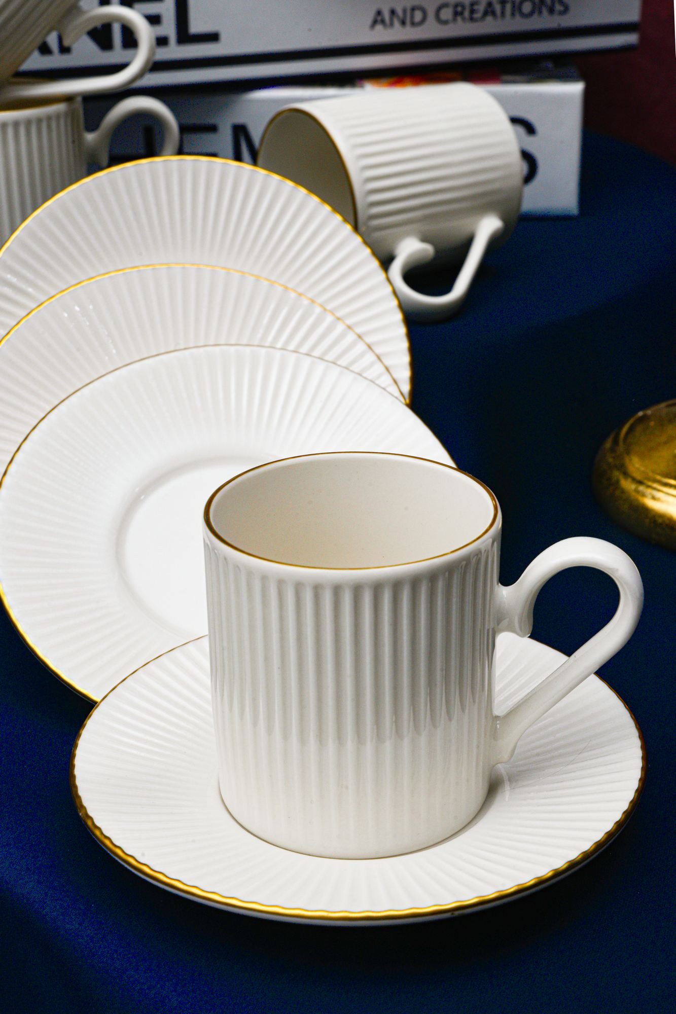 Hermia Concept Espressotasse Becher, 12-tlg., Porzellan, 12-teiliges Set