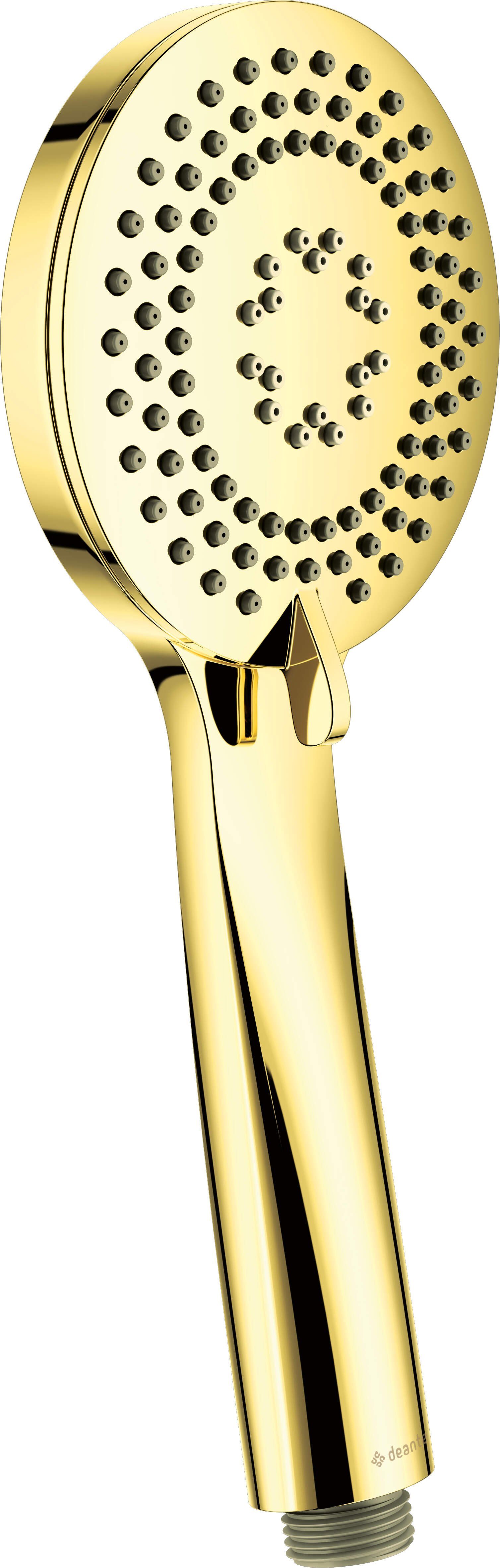 TRIZERATOP Handbrause Dusche-Handbrause, 3 Funktionen, Gold