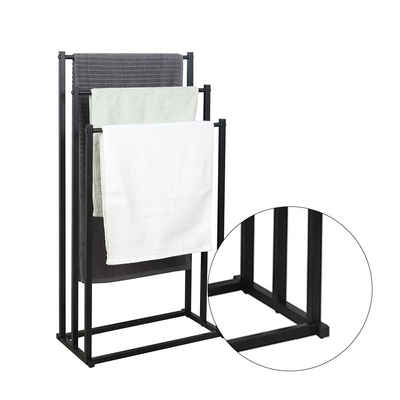 PFCTART Handtuchhalter Einfacher Handtuchhalter für das Badezimmer mit 3 stufenförmigen, 45 x 86 x 21 cm