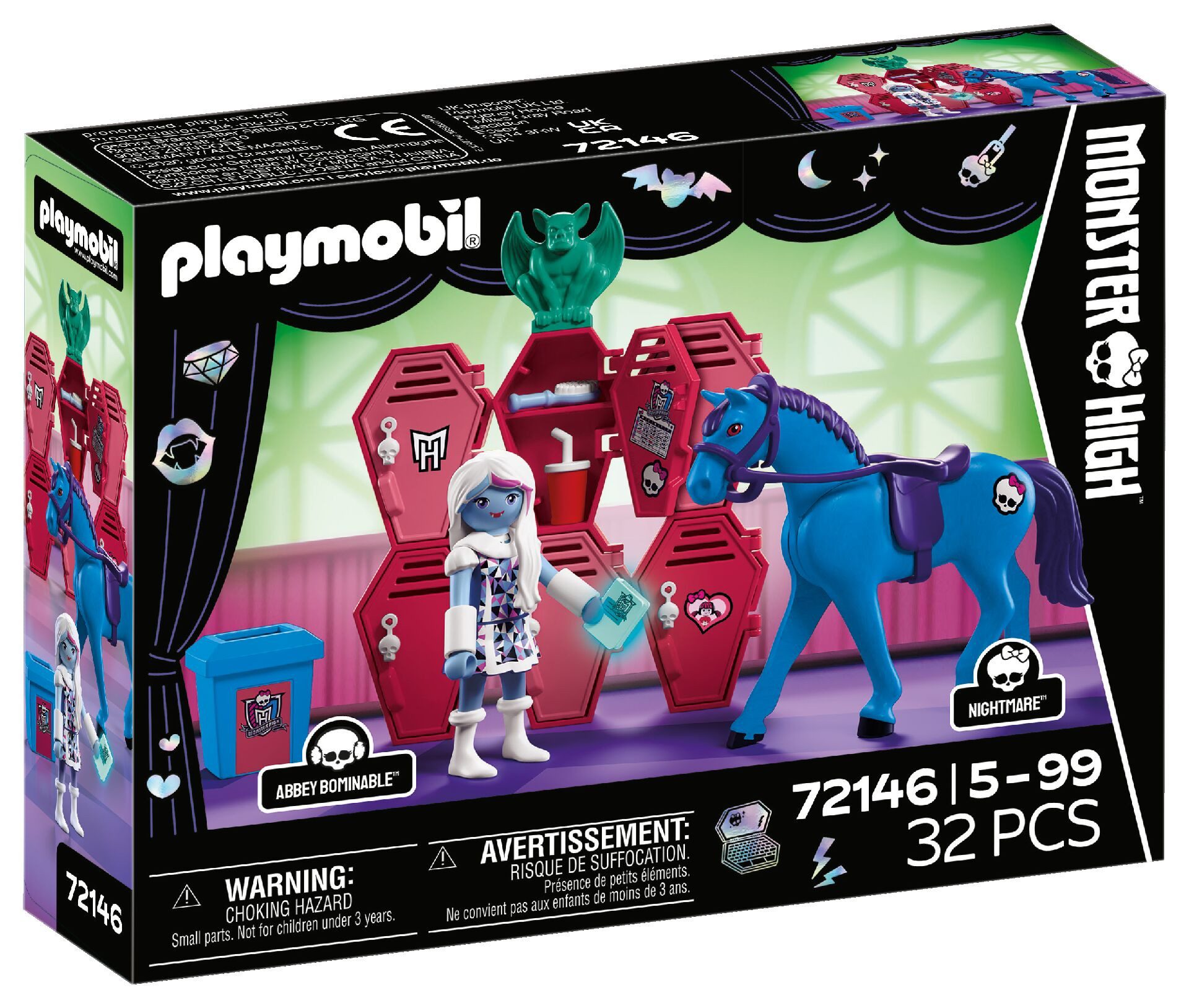 Playmobil® Abbey bei den SpindenTM (72146), Monster High™ Konstruktions-Spielset, Made in Europe