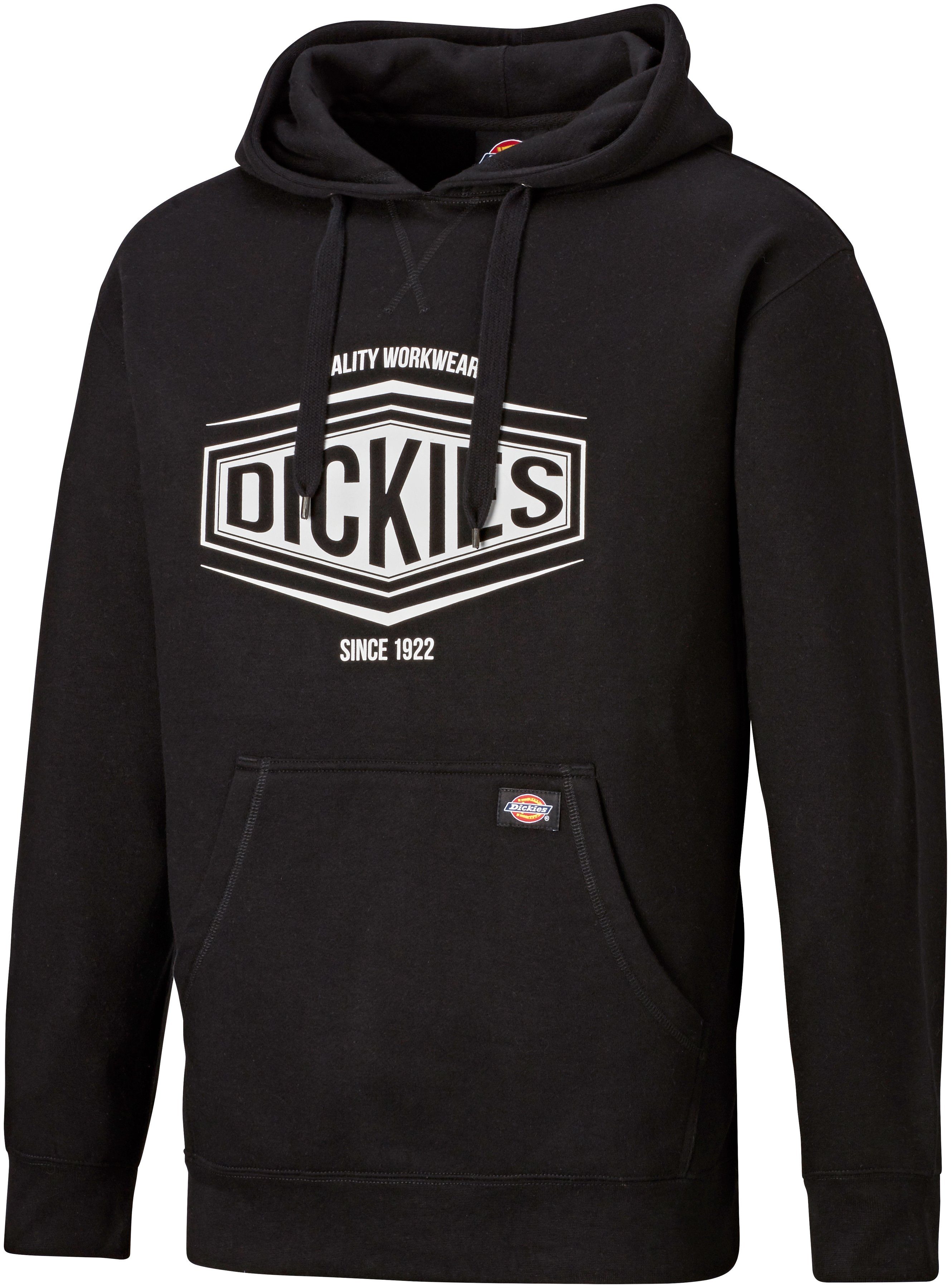 schwarz-weiß Dickies Workwear Hoodie Kapuzensweatshirt Rockfield