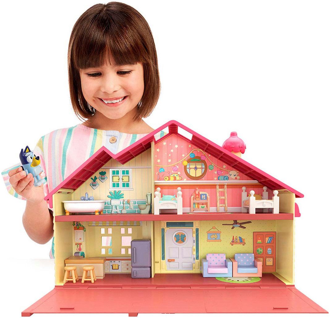 Moose Puppenhaus Bluey- Spielhaus, inklusive Bluey-Figur günstig online kaufen