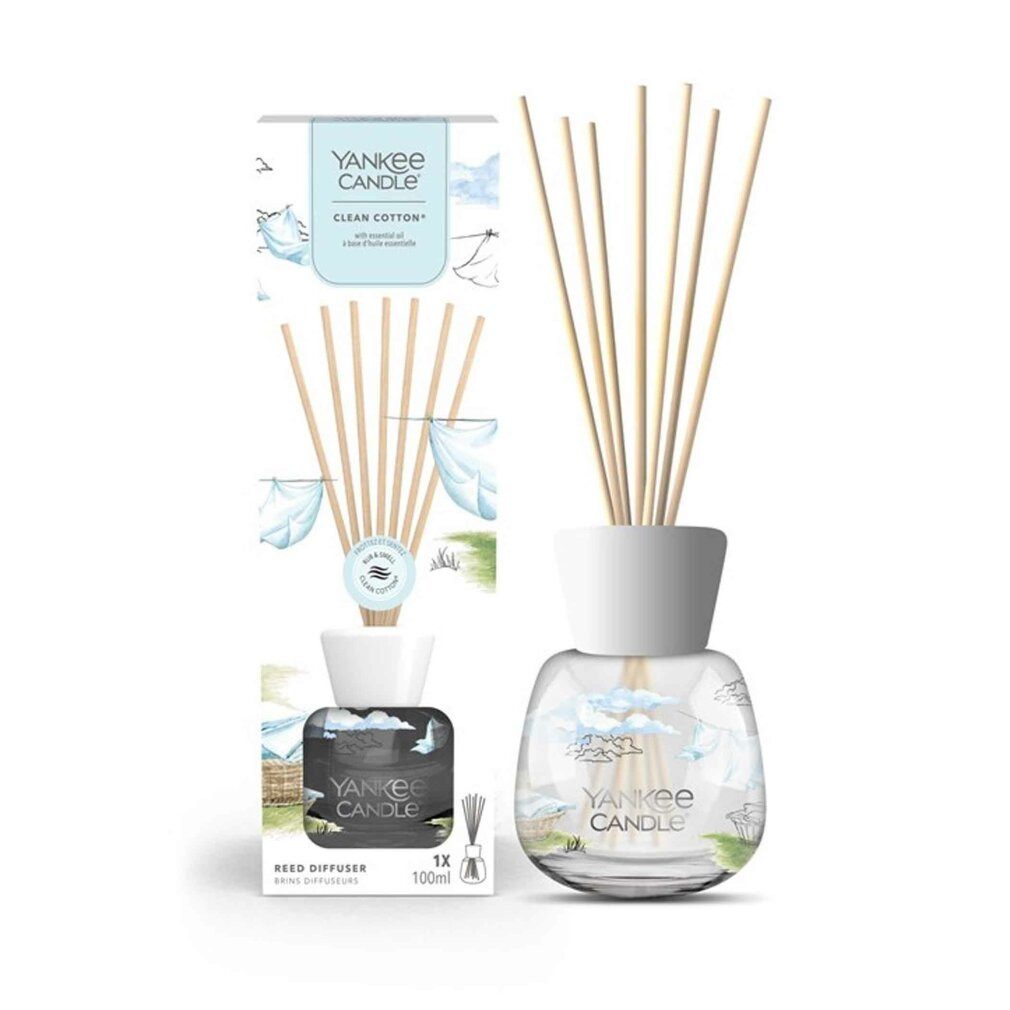 Yankee Candle Duftkerze Clean Cotton Signatur Duft Diffusor 100 ml