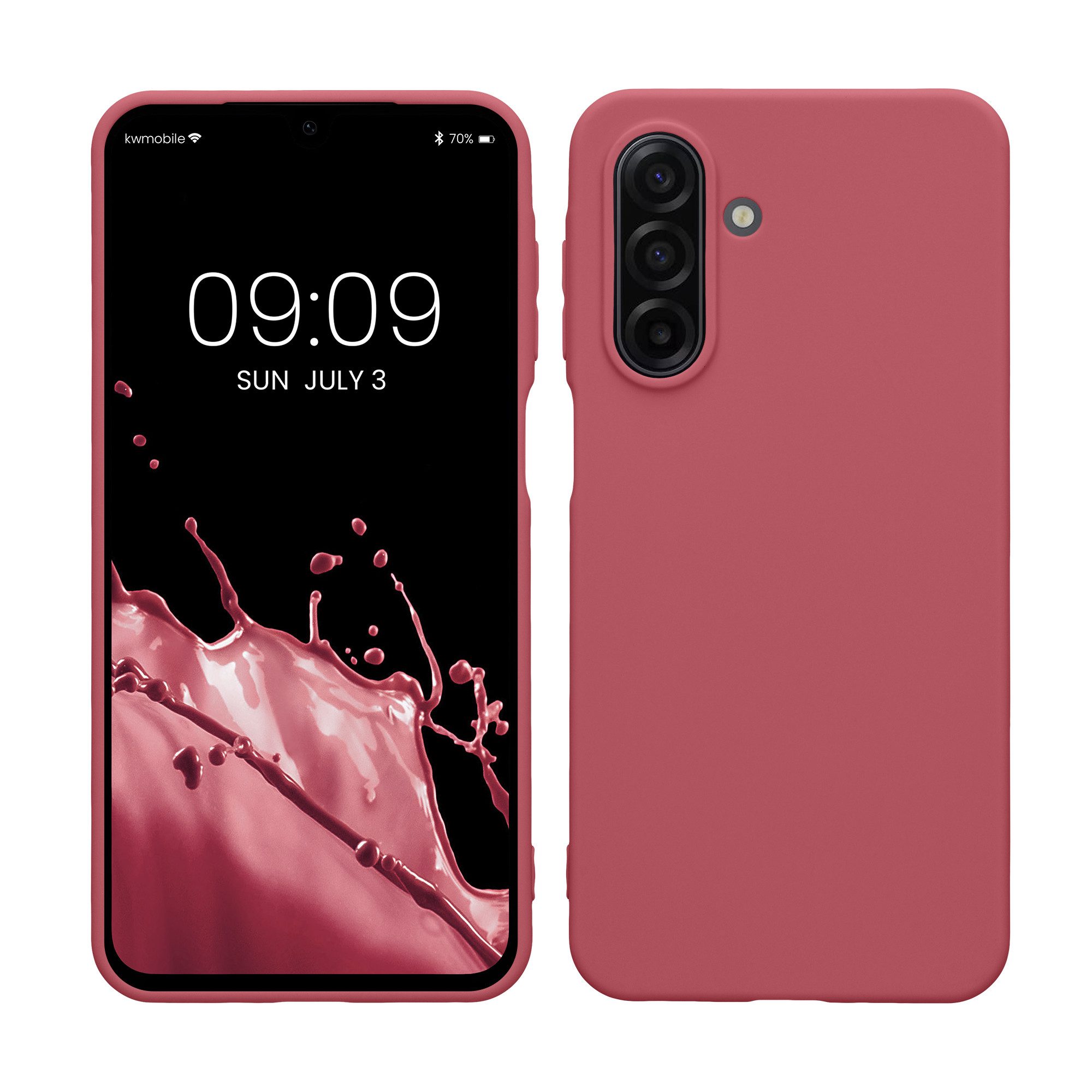 kwmobile Smartphone-Hülle Hülle für Samsung Galaxy A17 4G / 5G, Hülle Silikon - Soft Handyhülle - Handy Case Cover