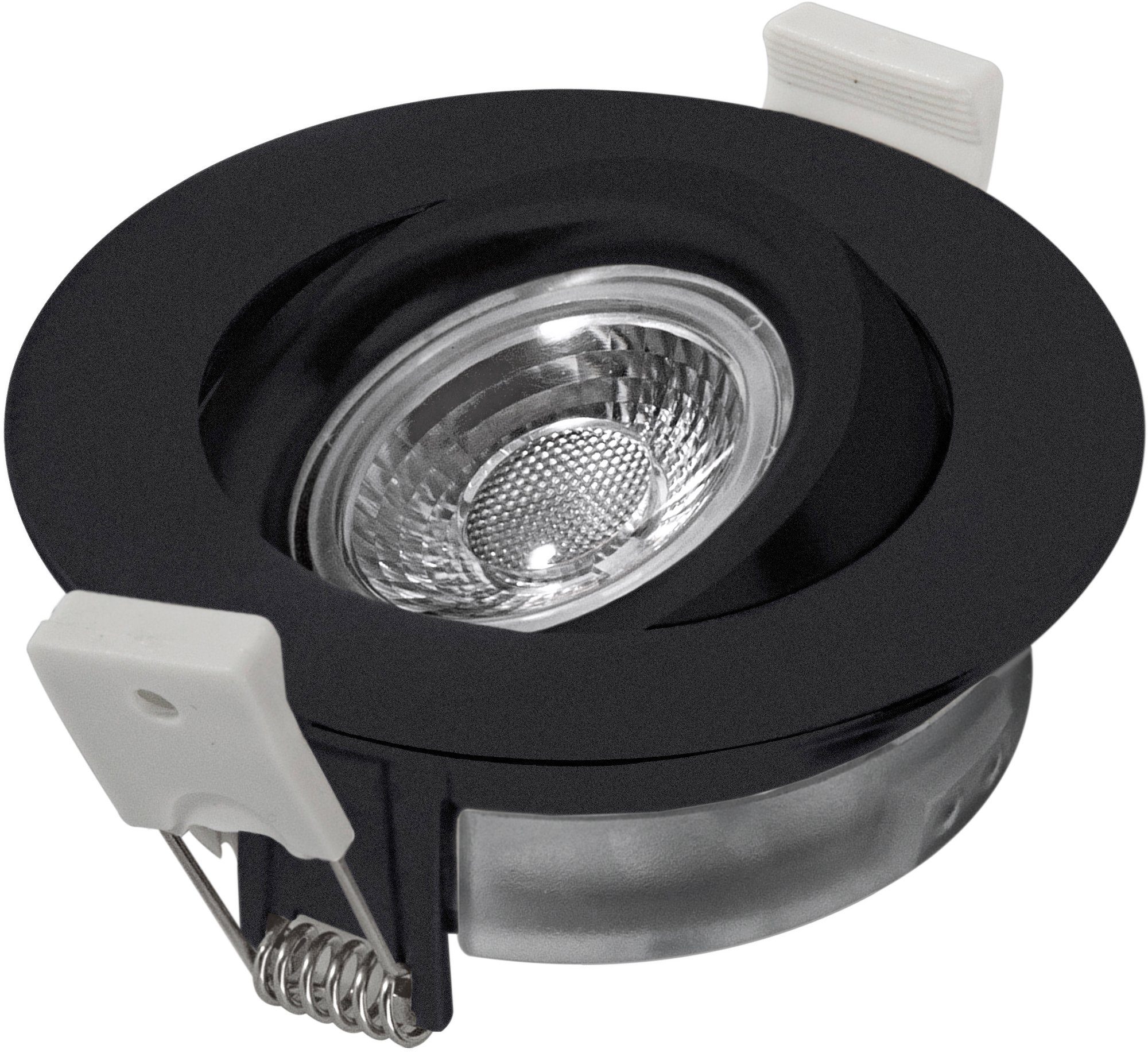 schwenk- fest HEITRONIC LED-Downlight, DL6809, Warmweiß, LED Dimmfunktion, Einbaulampe, LED integriert, dimmbar Einbaustrahler und Einbauleuchte,