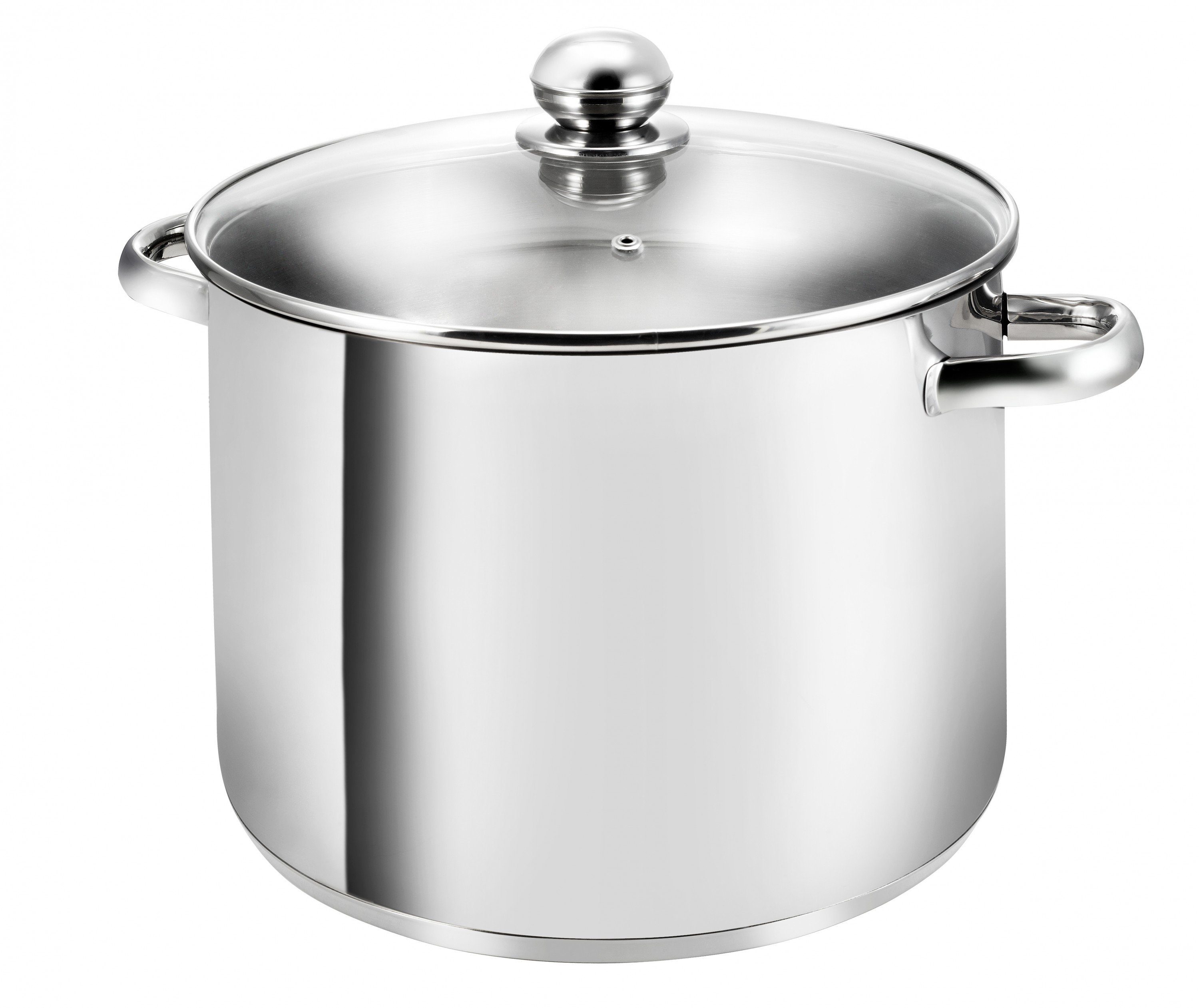 Kopf Kochtopf Gigant, Edelstahl, Ø 28 cm, Höhe 21 cm, 12,5 Liter