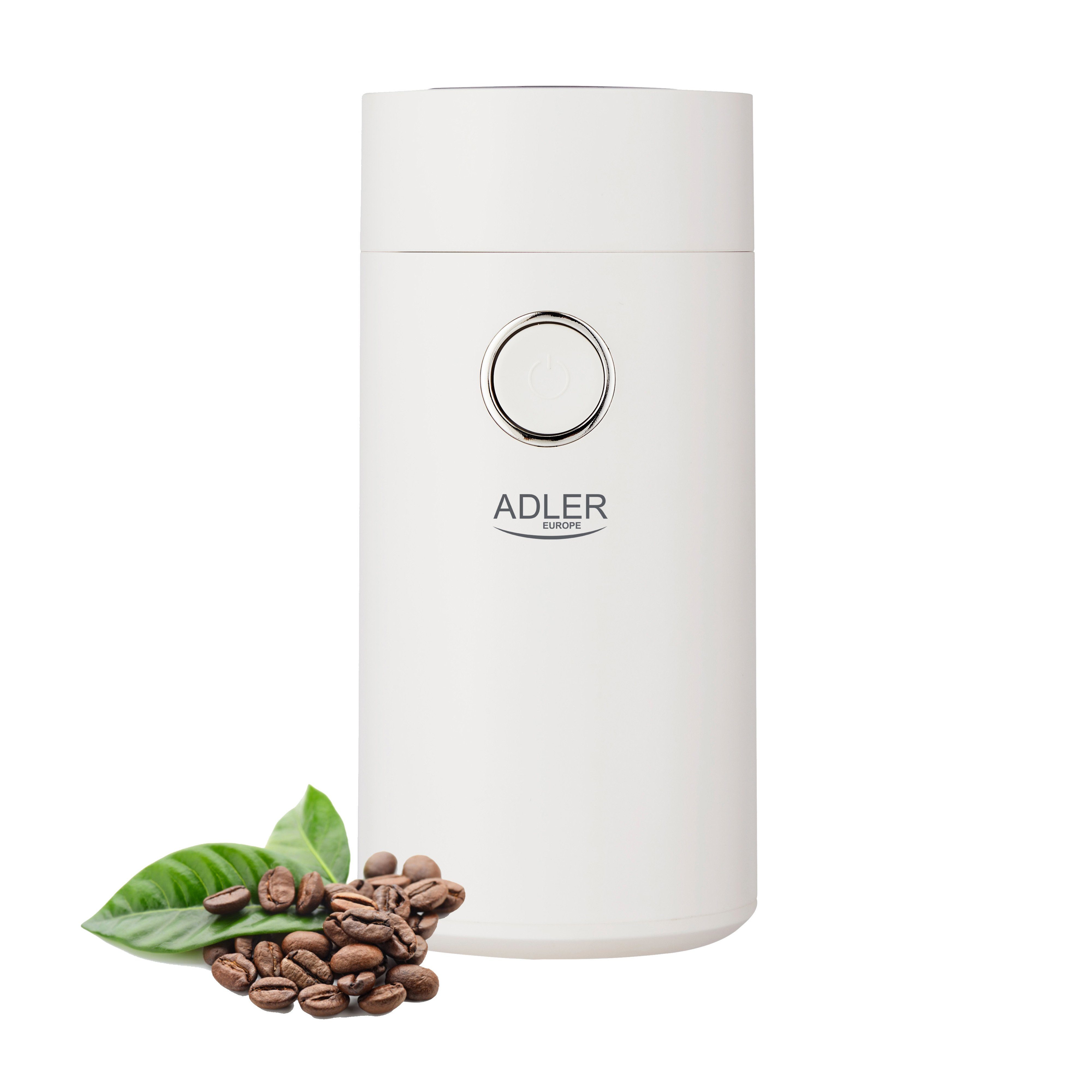 Adler Kaffeemühle AD 4446ws, 150Watt, 75g, elektrische Kaffeemühle,  Gewürzmühle, Chillimühle, weiß/silber online kaufen | OTTO