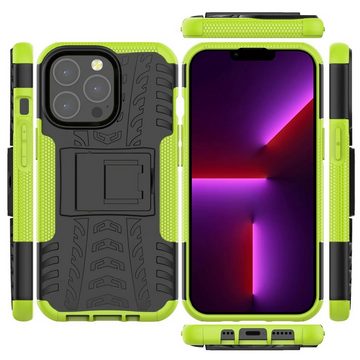 CoolGadget Handyhülle Outdoor Case Hybrid Cover für Apple iPhone 14 Pro 6,1 Zoll, Schutzhülle extrem robust Panzer Handy Case für iPhone 14 Pro Hülle