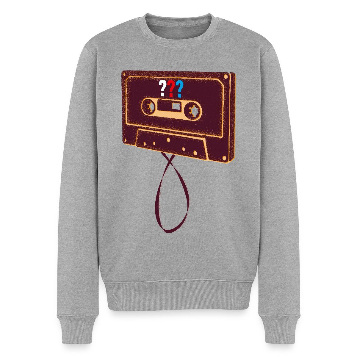 Spreadshirt Sweatshirt Die Drei Fragezeichen Kassette Männer Premium Sweatshirt (1-tlg)