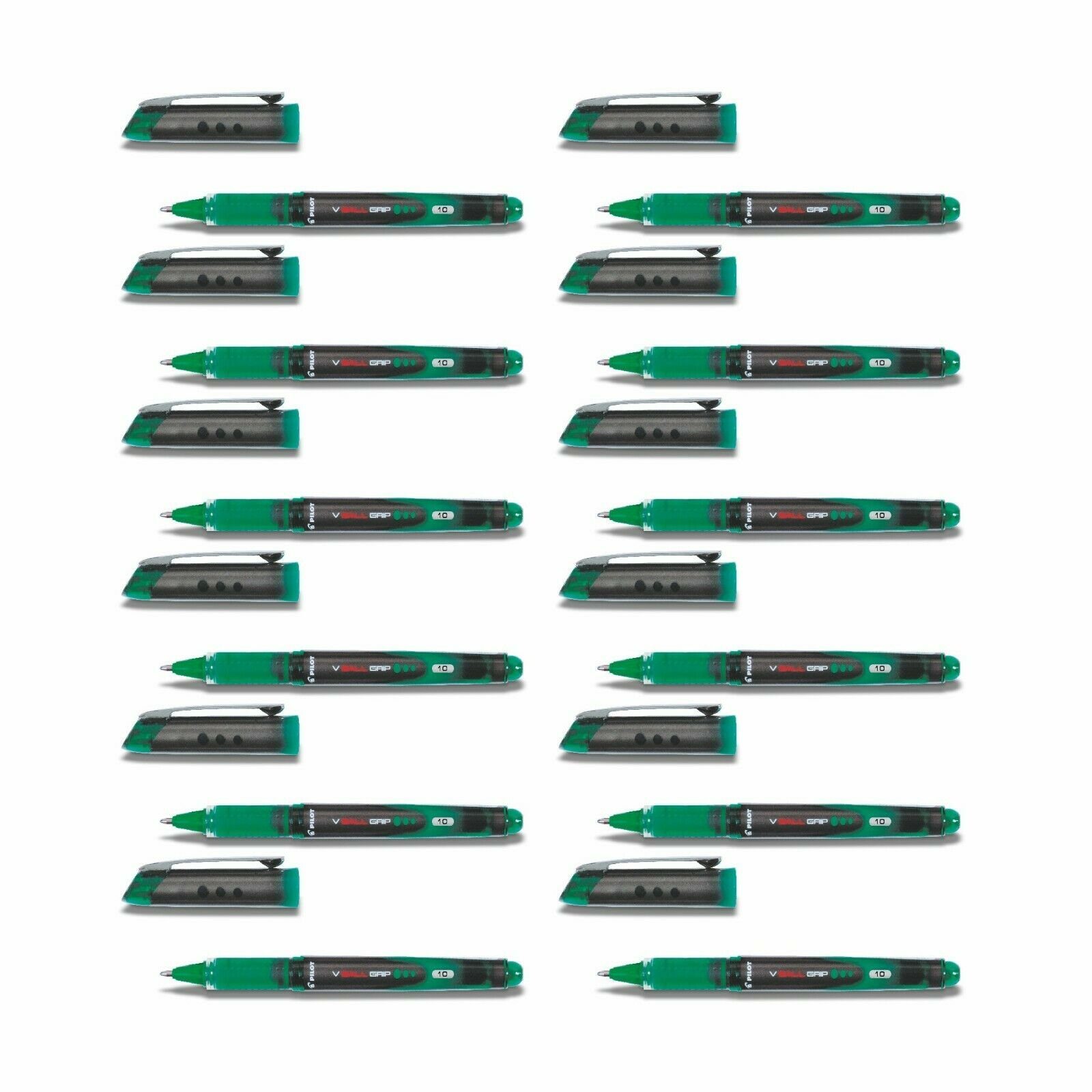 Pilot Pen Tintenroller V-Ball Grip 10 im 12er-Set, (12-tlg)
