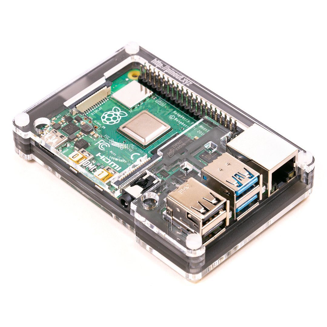 PC-Gehäuse PiBow Coupé Gehäuse für Raspberry Pi 4, Ninja