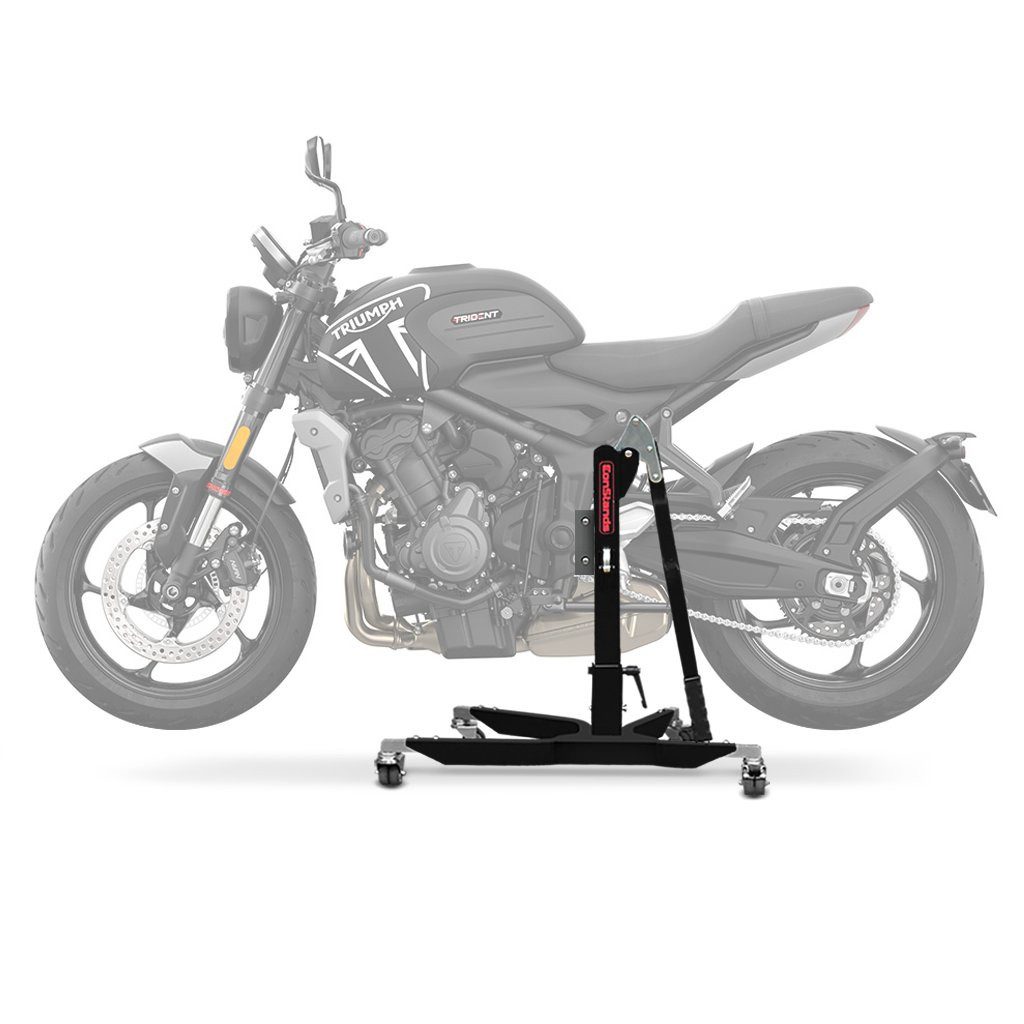 ConStands Motorradheber CS Power Classic-Zentralständer für Triumph Trident 660 21-26 Schwarz