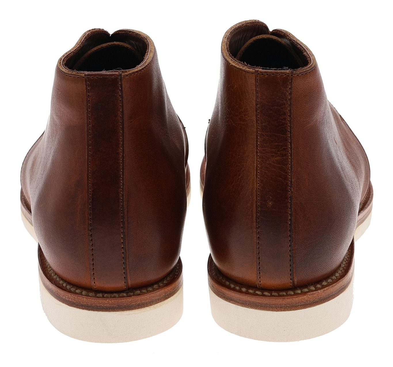 Sendra Boots 8205 Braun Stiefelette Rahmengenäht Herren Chukka Schnürschuhe