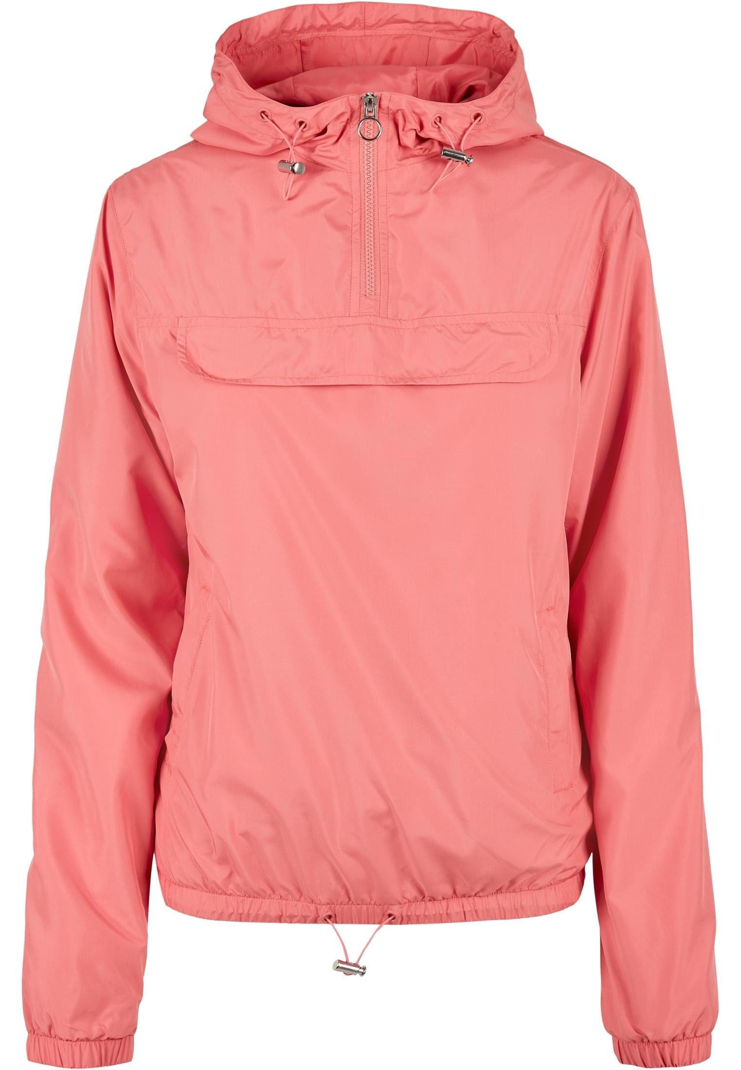URBAN CLASSICS Allwetterjacke Urban Classics Damen Ladies Basic Pull Over Jacket (1-St)