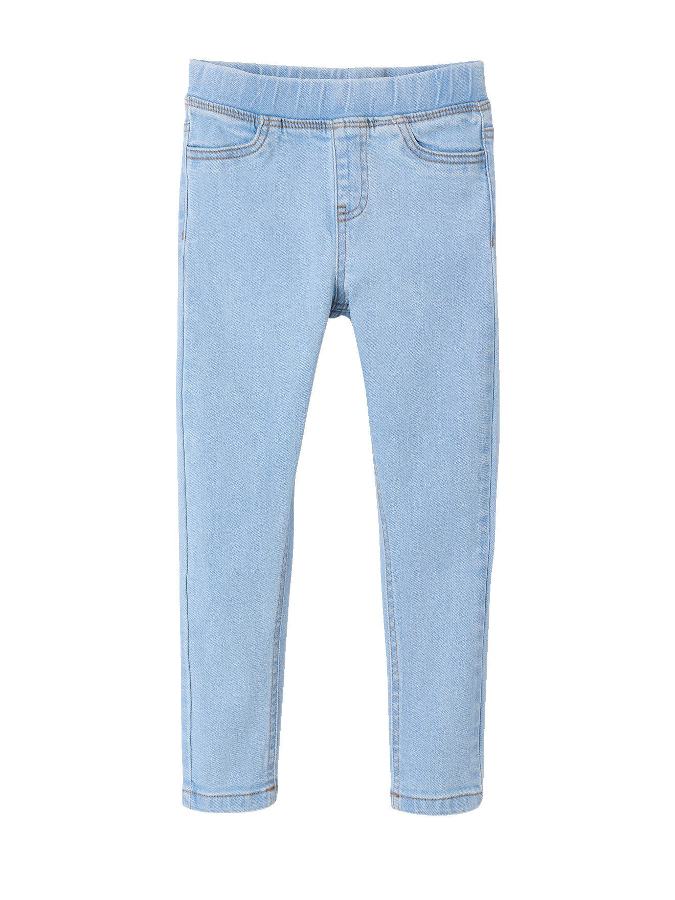 7/8-Caprijeans Jeggings Mädchen BASIC 2 Taschen hinten