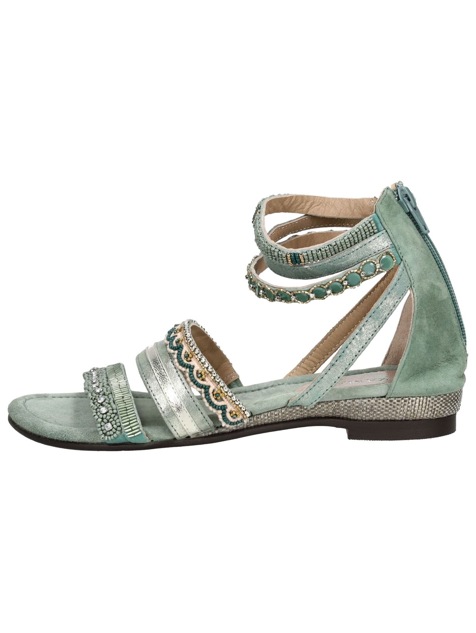 Lazamani Sandalen Leder Schaftsandalette günstig online kaufen