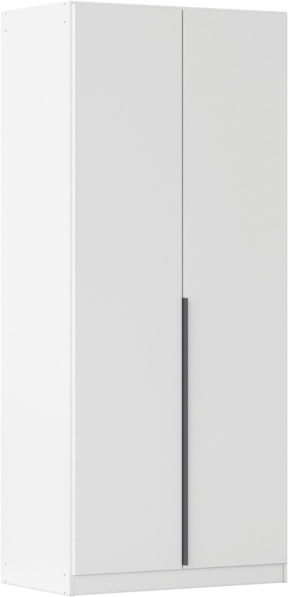 rauch Drehtürenschrank Kleiderschrank Schrank Garderobe AGORDO TOPSELLER Schlafzimmer (in zwei Griff-Farben mit Dekor- oder Hochglanzfront) durchdachte Innenausstattung, in 6 Breiten und 2 Höhen MADE IN GERMANY