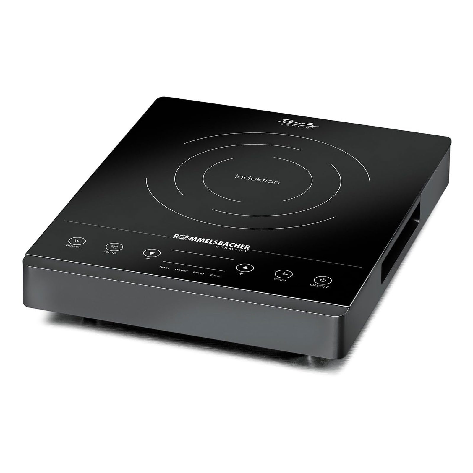 Rommelsbacher Doppelkochplatte CT 2002/IN, 10 Leistungsstufen