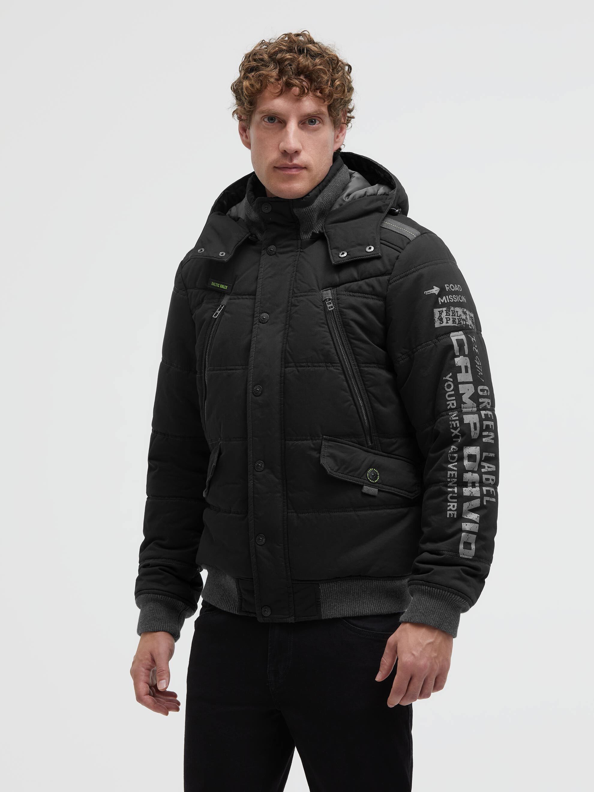 CAMP DAVID Winterjacke mit Brusttaschen