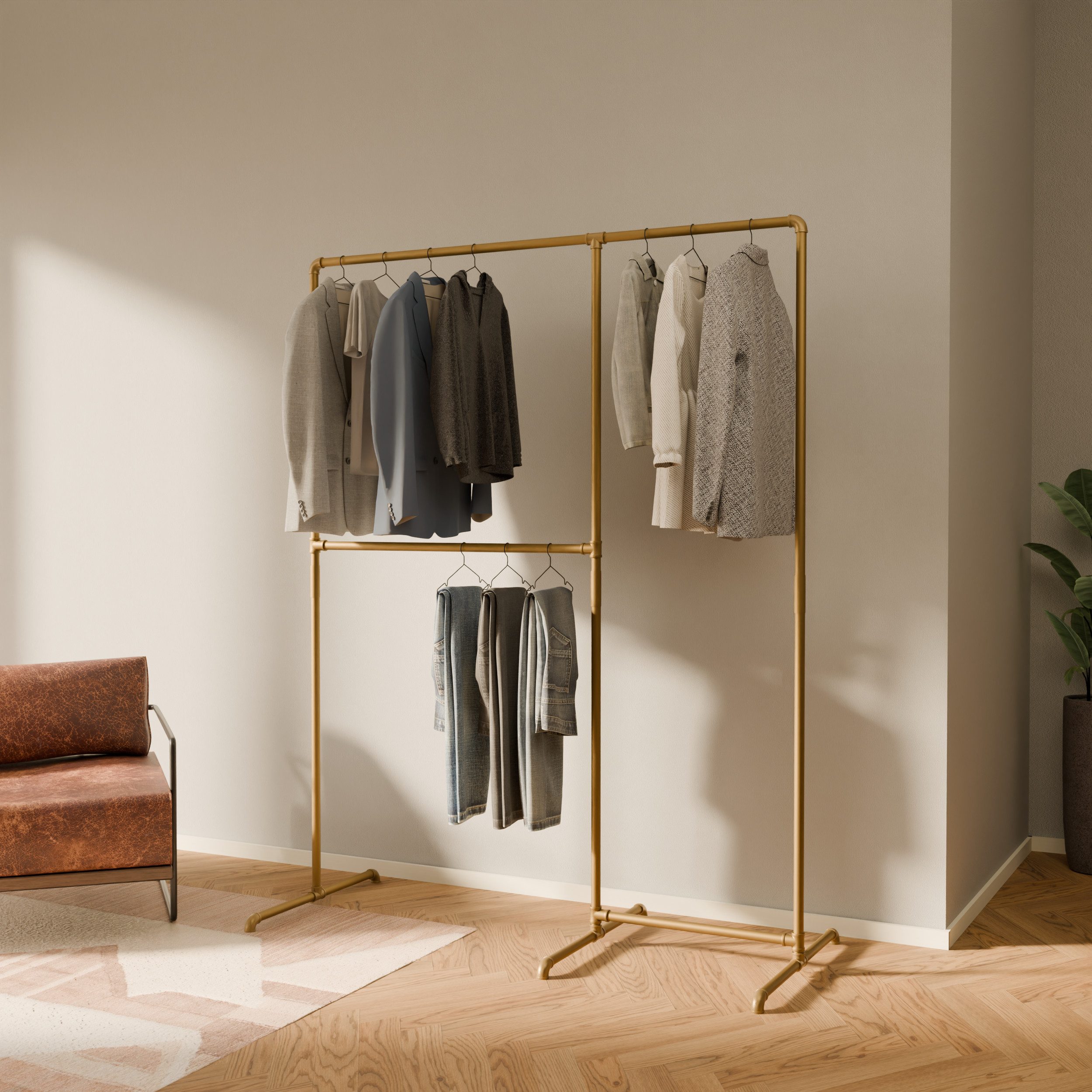 pamo. design Kleiderständer Kleiderständer LAS gold günstig online kaufen