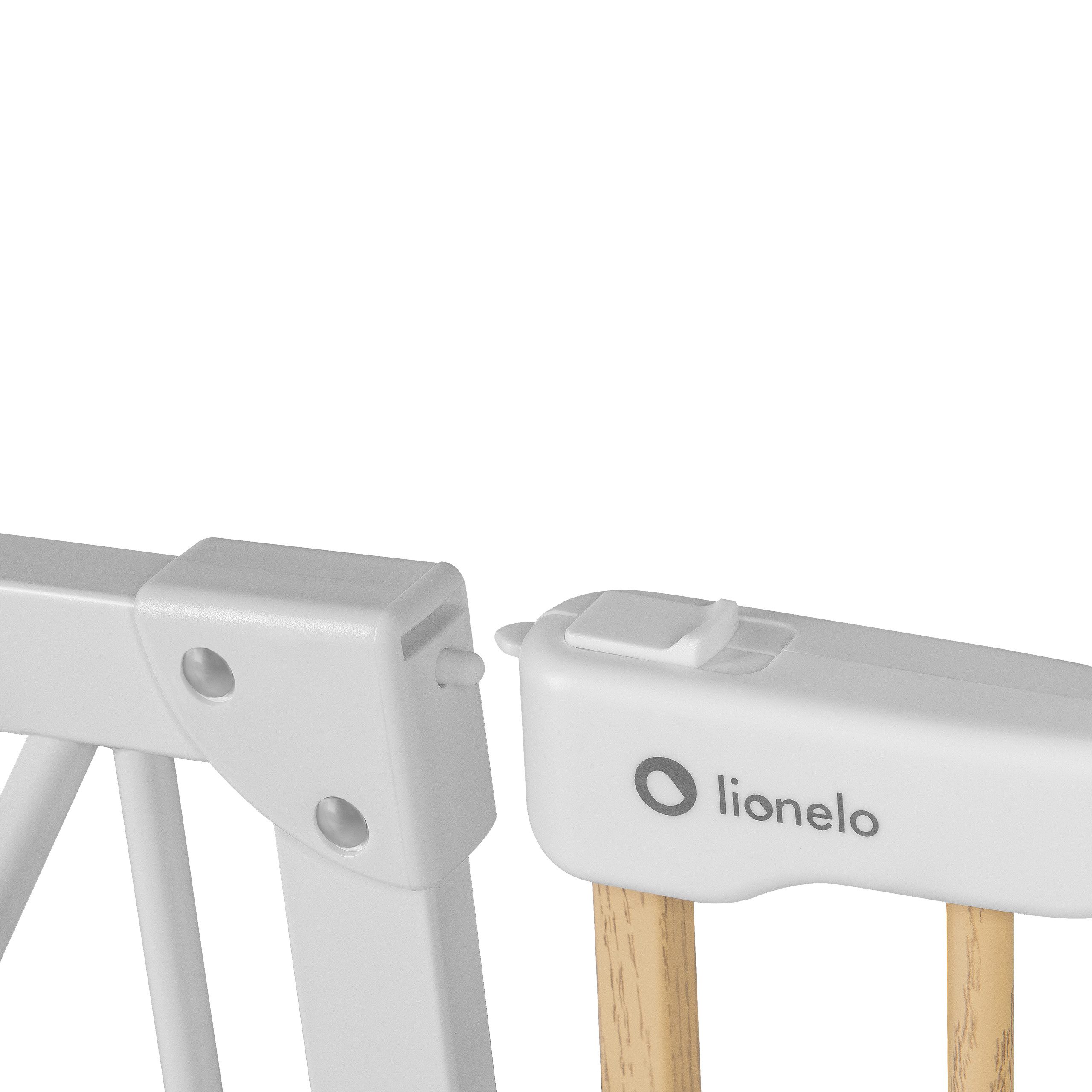 lionelo Türschutzgitter Truus Slim und Led (TOP),  ohne Bohren Metall 90° Stop beidseitig schwenkbar 75-105cm