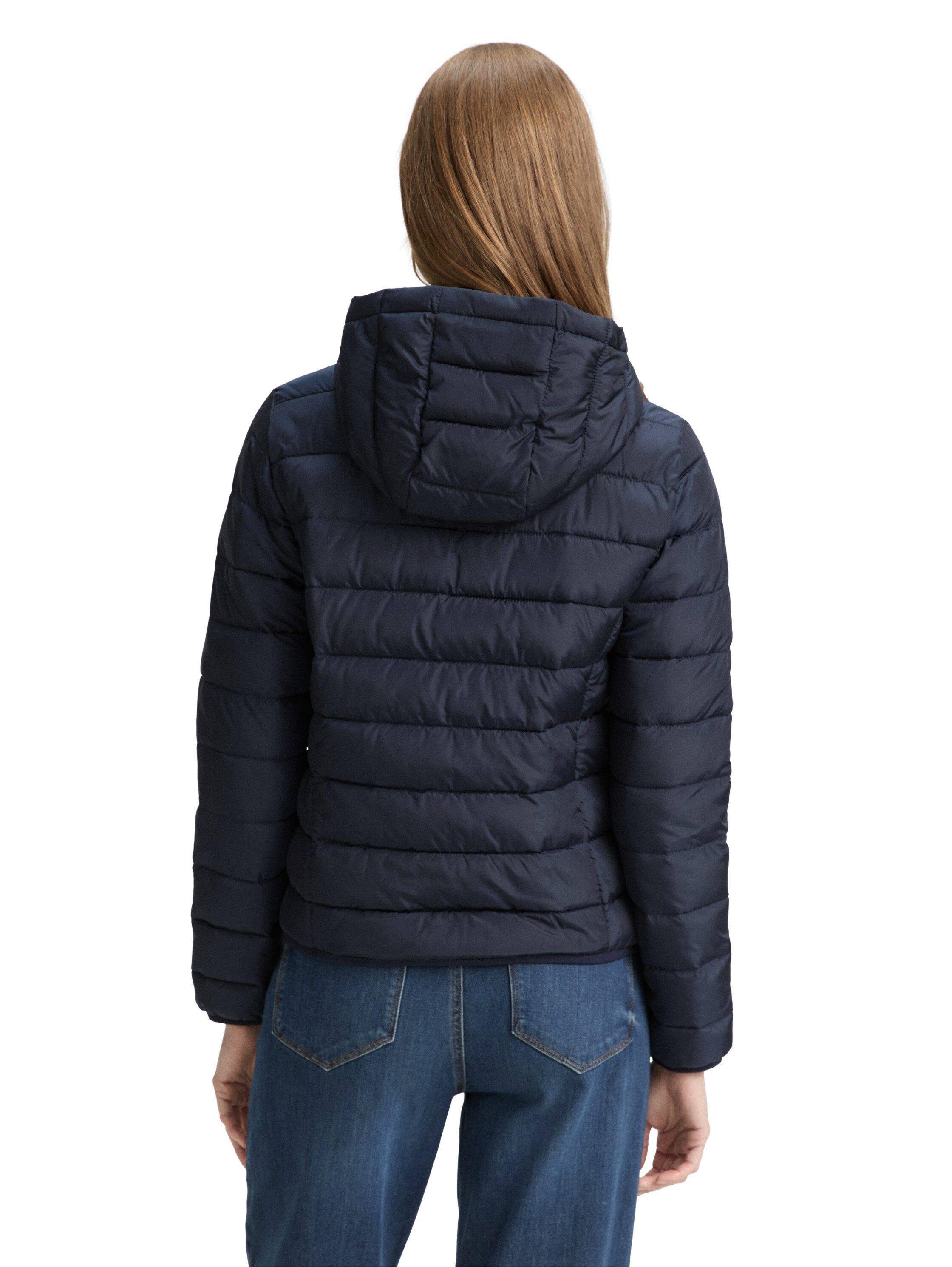 TOM TAILOR Denim Steppjacke mit Kapuze günstig online kaufen