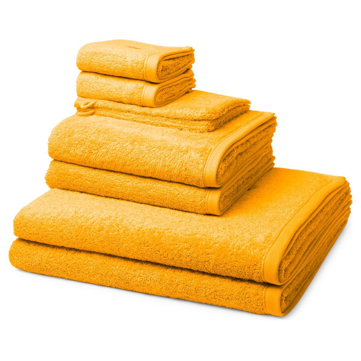 ROSS Handtuch Set Vita, Walkfrottee (Spar-Set, 8-St), 2 X Wasch- 2 X Gäste- 2 X Dusch- 2 X Handtuch im Set - Baumwolle