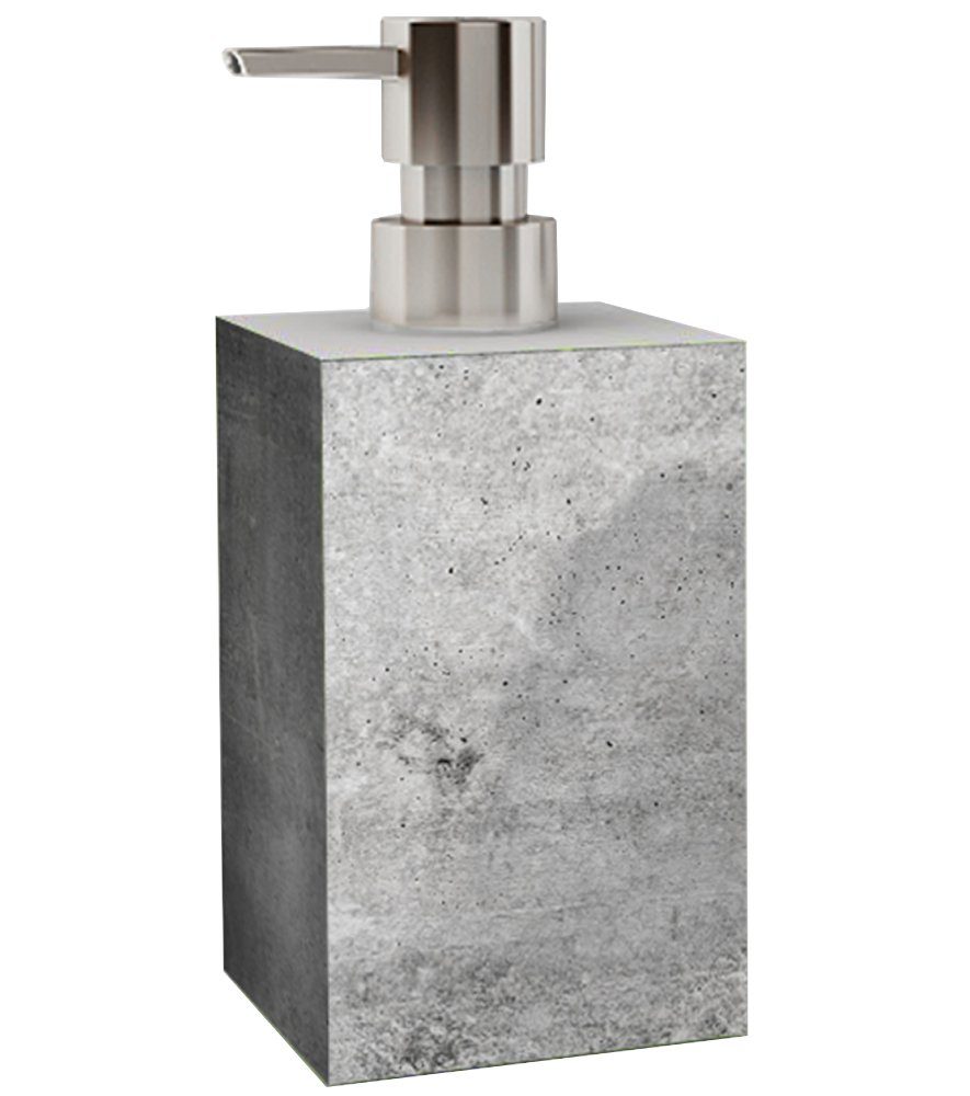 Sanilo Seifenspender Beton, modernes & stylisches Design, stabile Pumpe, hochwertig