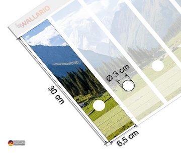 Wallario Etiketten Gebirgspanorama Himmelsgebirge, Ordnerrücken-Sticker in verschiedenen Ausführungen